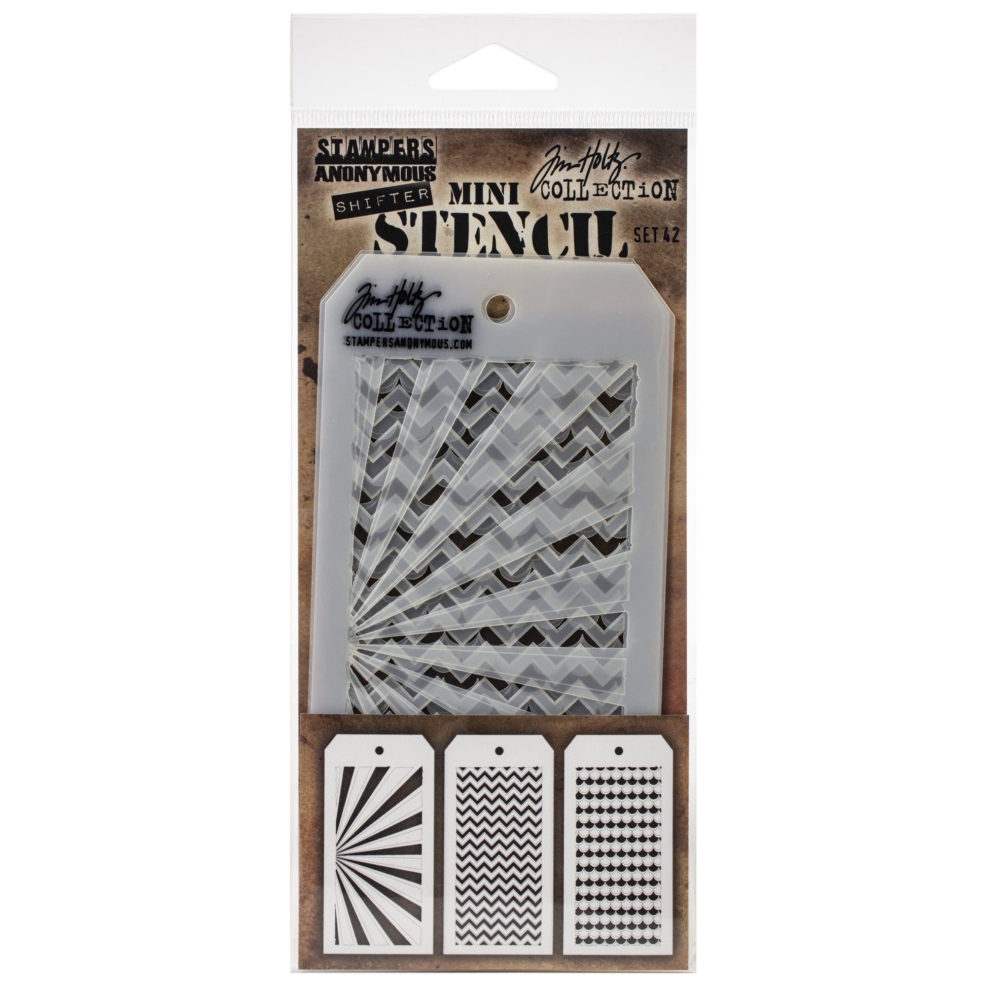 Tim Holtz Mini Layered Stencil Sets from Stampers Anonymous
