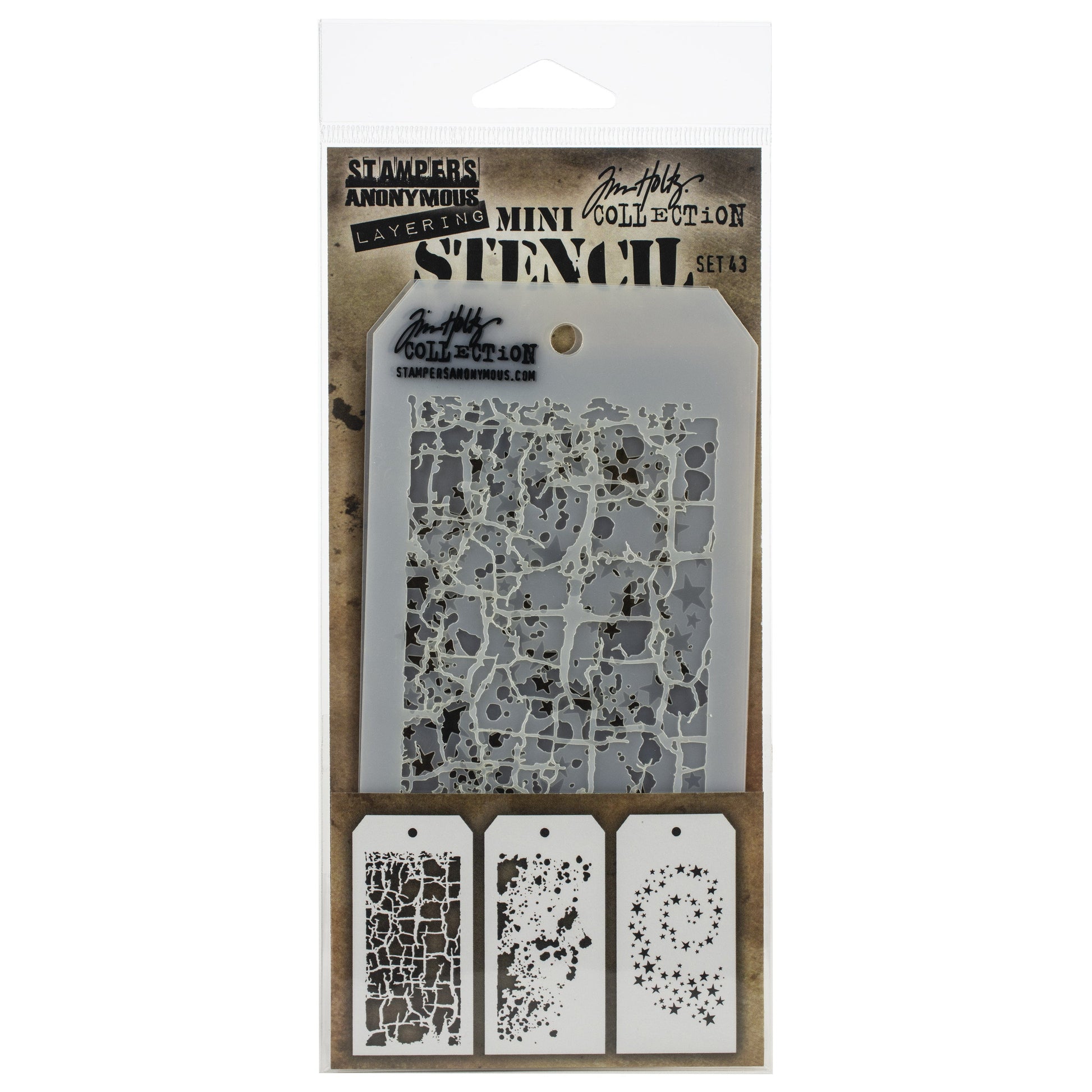 Tim Holtz Mini Layered Stencil Sets from Stampers Anonymous