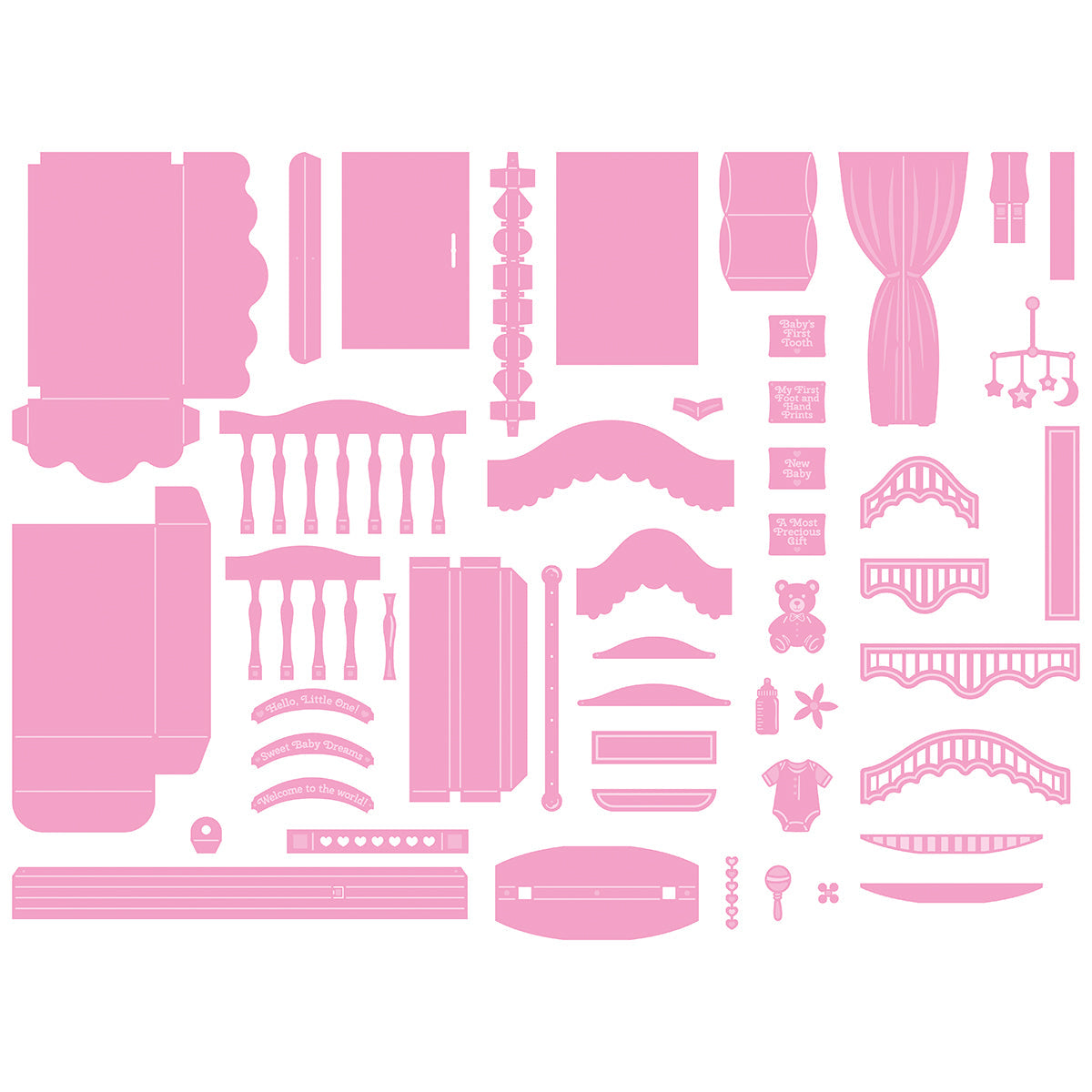 Keepsake Cradle Showcase Die Set