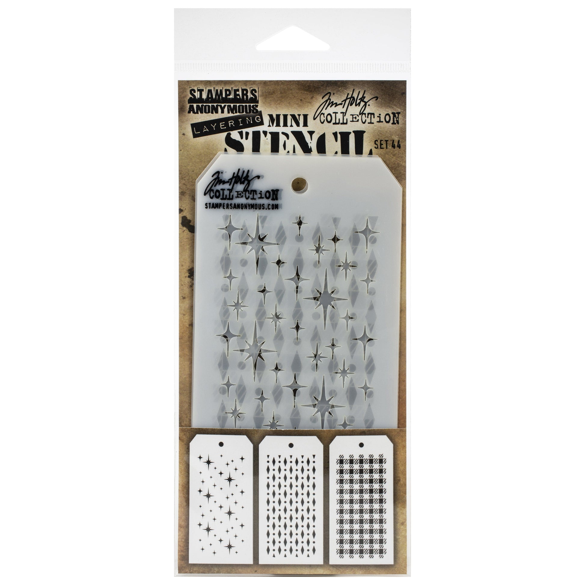 Tim Holtz Mini Layered Stencil Sets from Stampers Anonymous