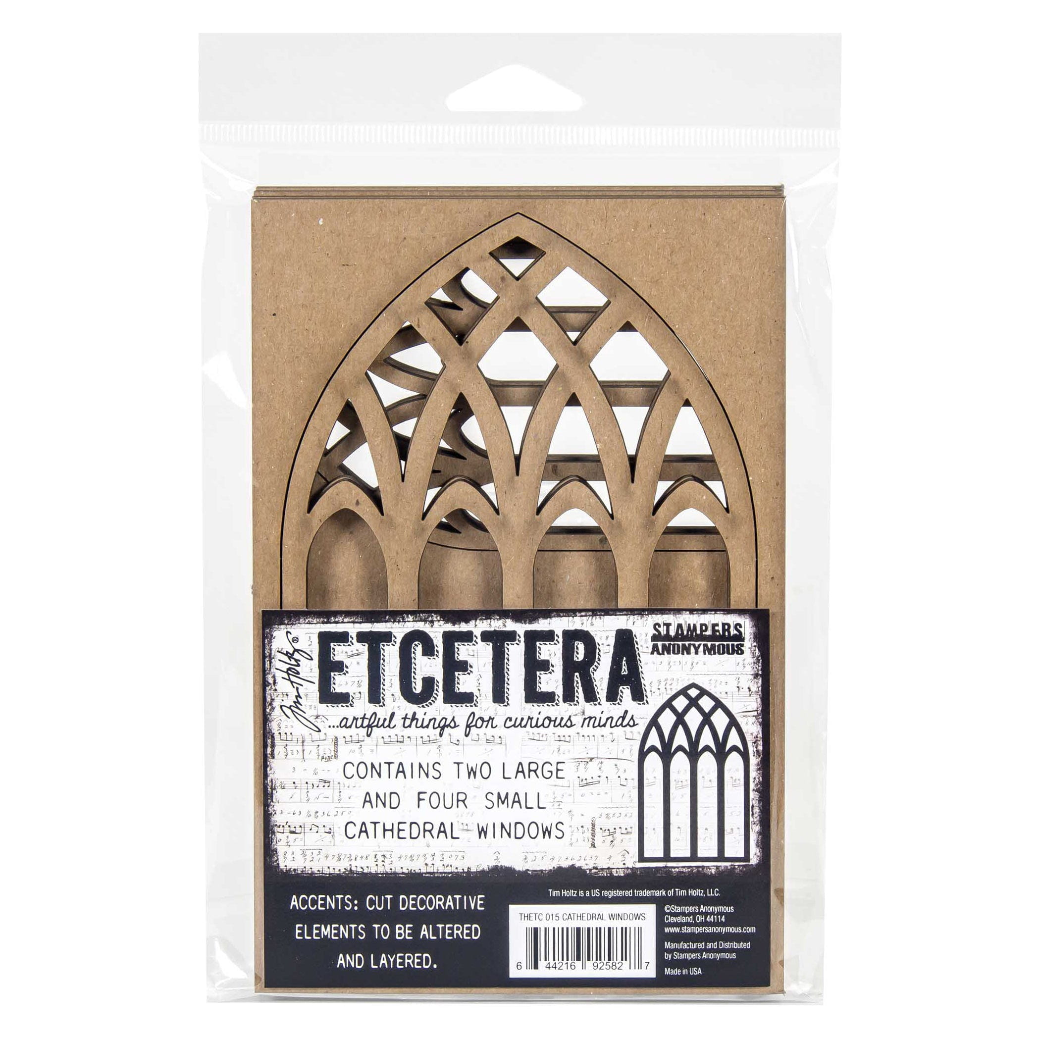 Tim Holtz Etcetera Cathedral Windows from Stampers Anonymous