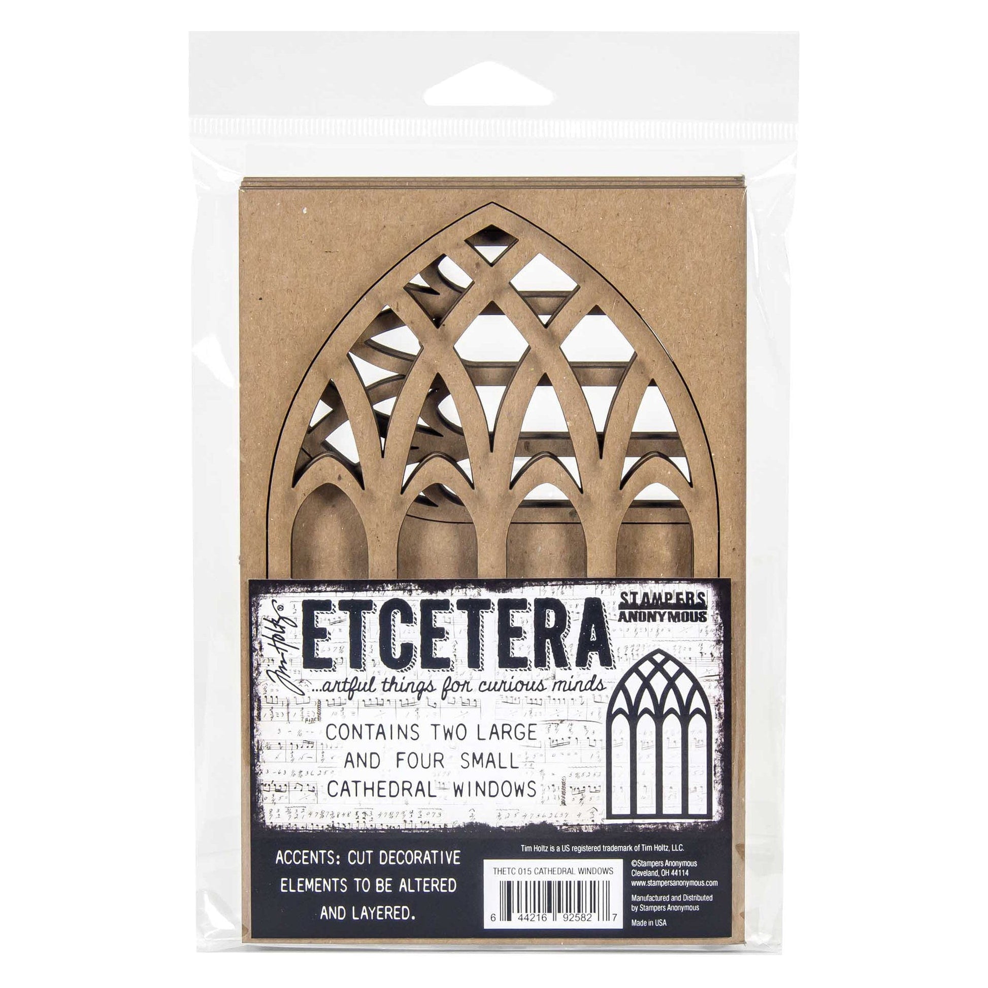 Tim Holtz Etcetera Cathedral Windows from Stampers Anonymous
