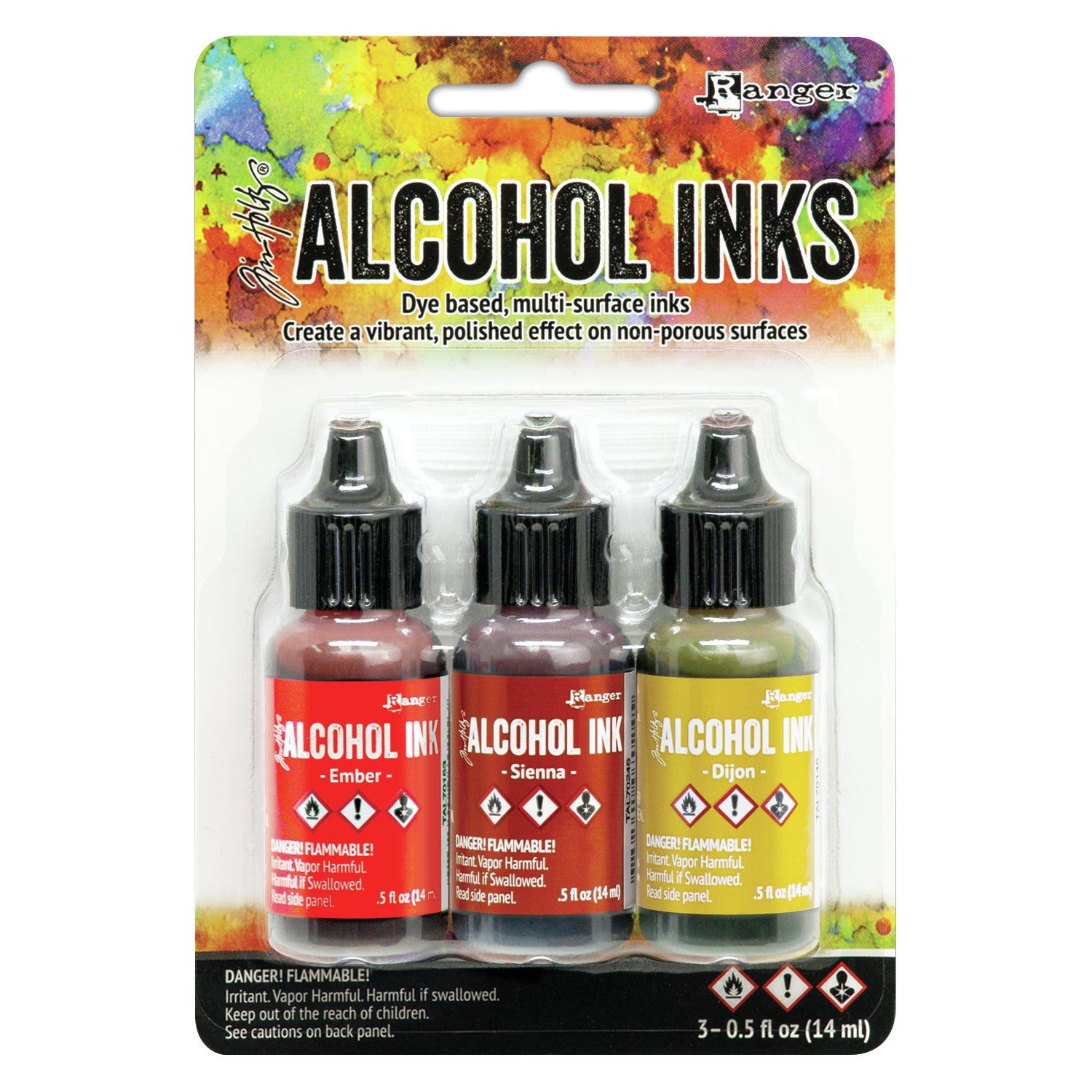 Tim Holtz Alcohol Ink .5oz 3/Pkg