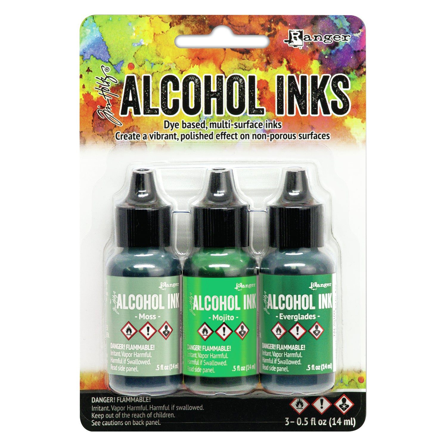 Tim Holtz Alcohol Ink .5oz 3/Pkg