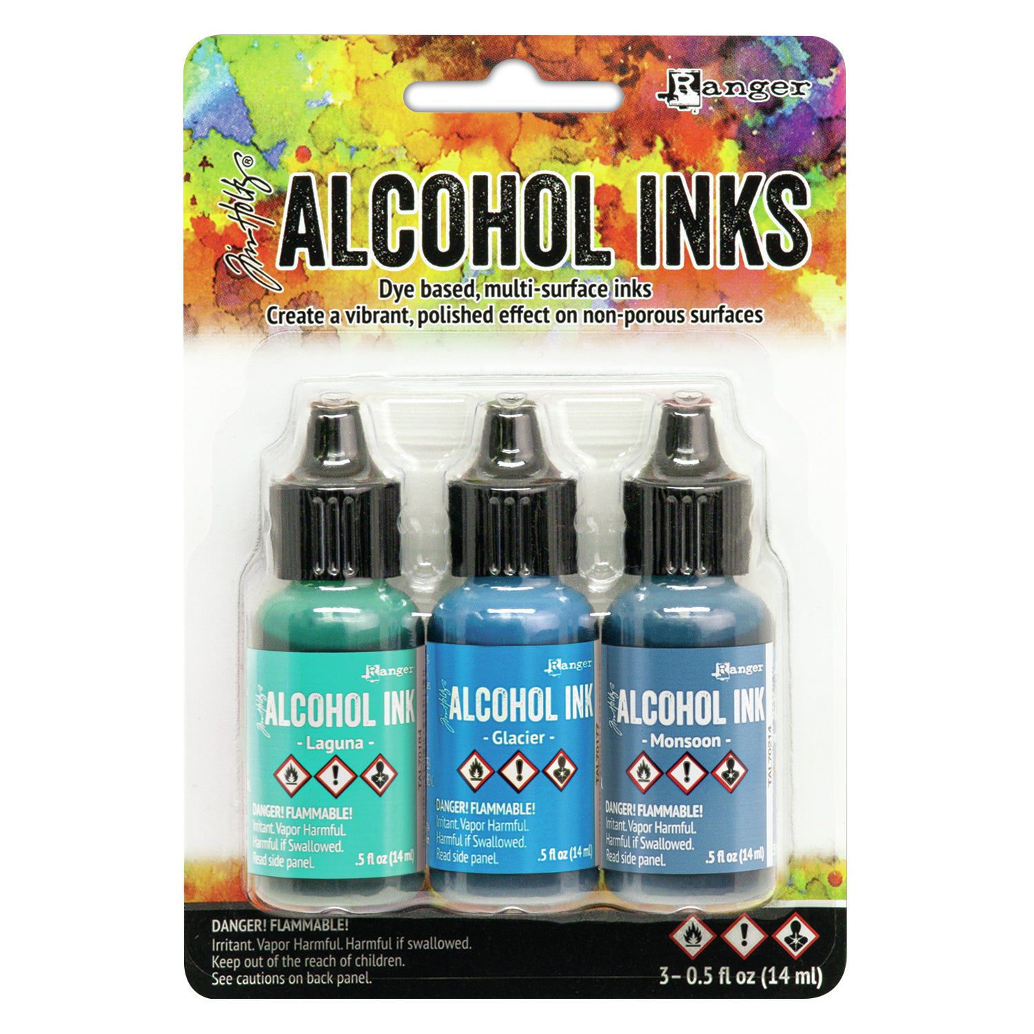Tim Holtz Alcohol Ink .5oz 3/Pkg