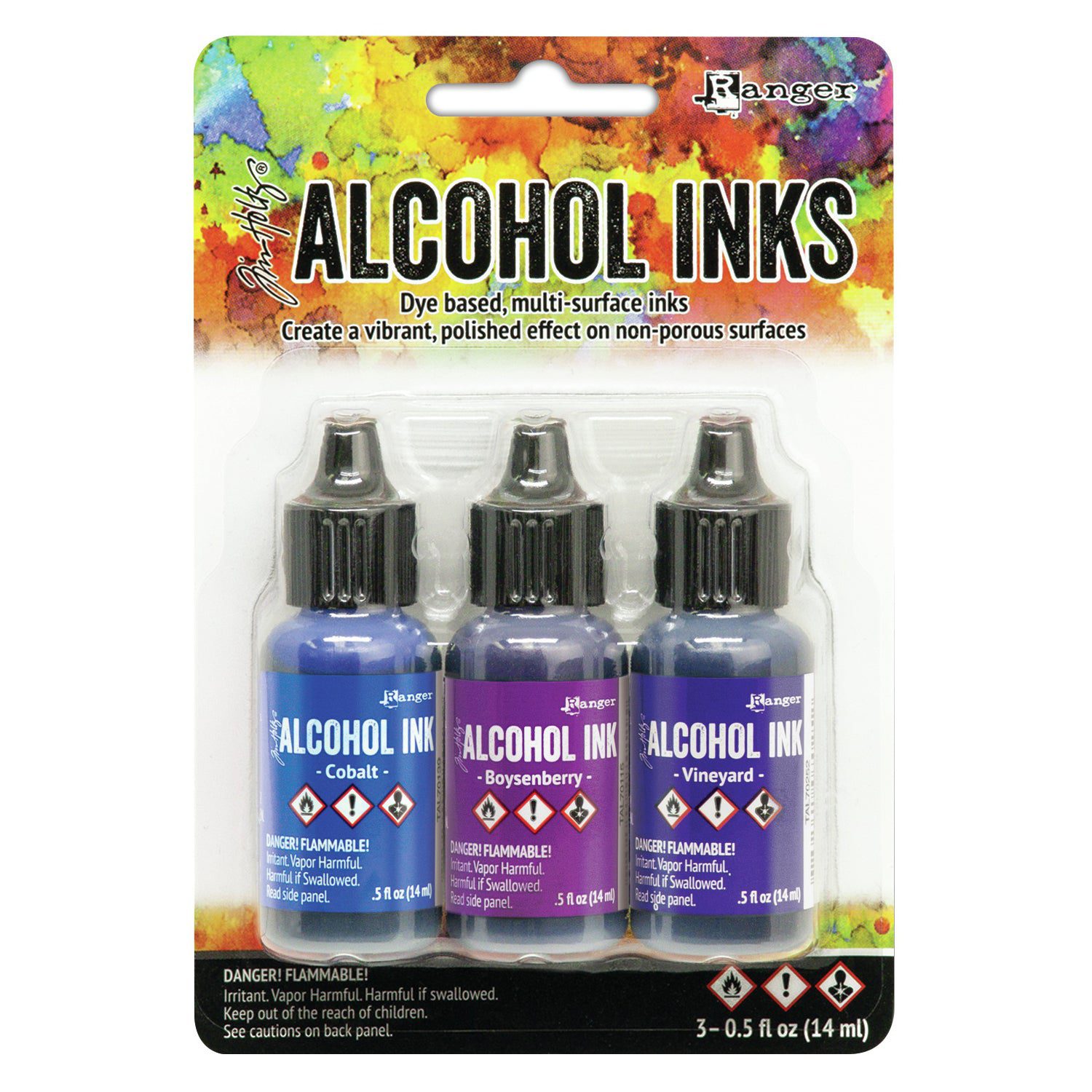 Tim Holtz Alcohol Ink .5oz 3/Pkg