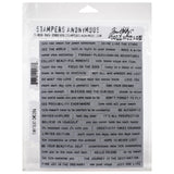Load image into Gallery viewer, Tim Holtz Cling Stamps - Sentiments &amp; Phrases