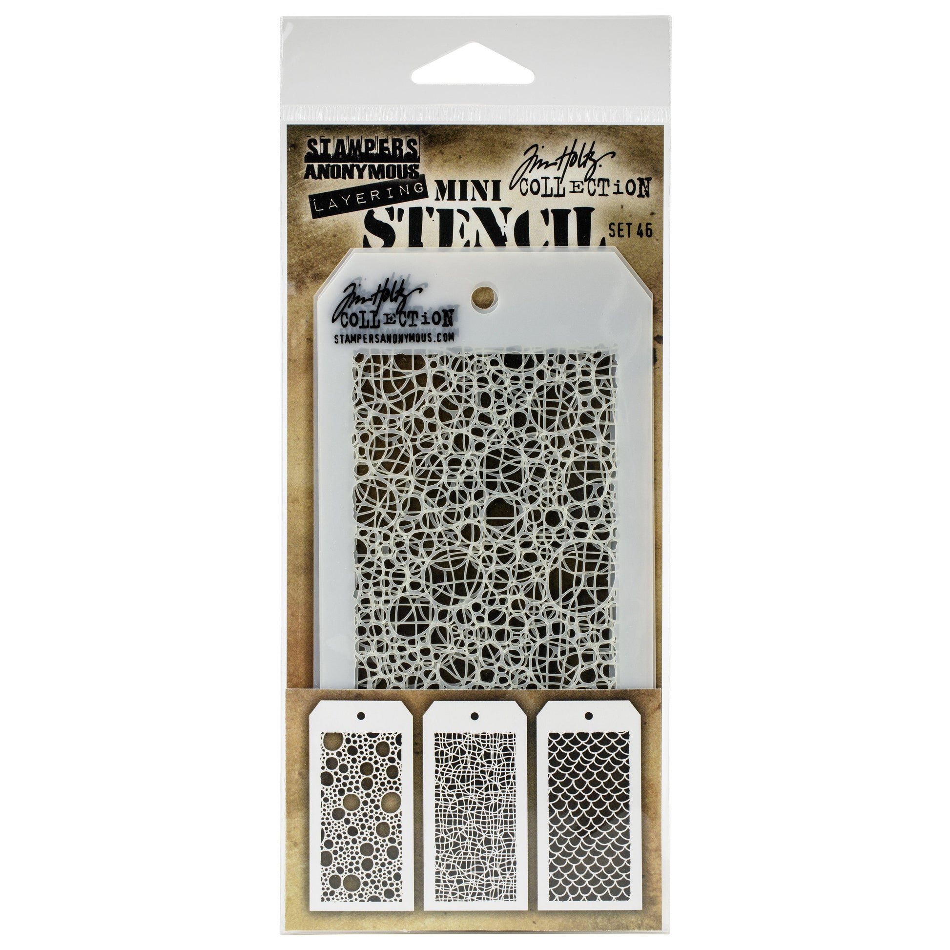 Tim Holtz Mini Layered Stencil Sets from Stampers Anonymous