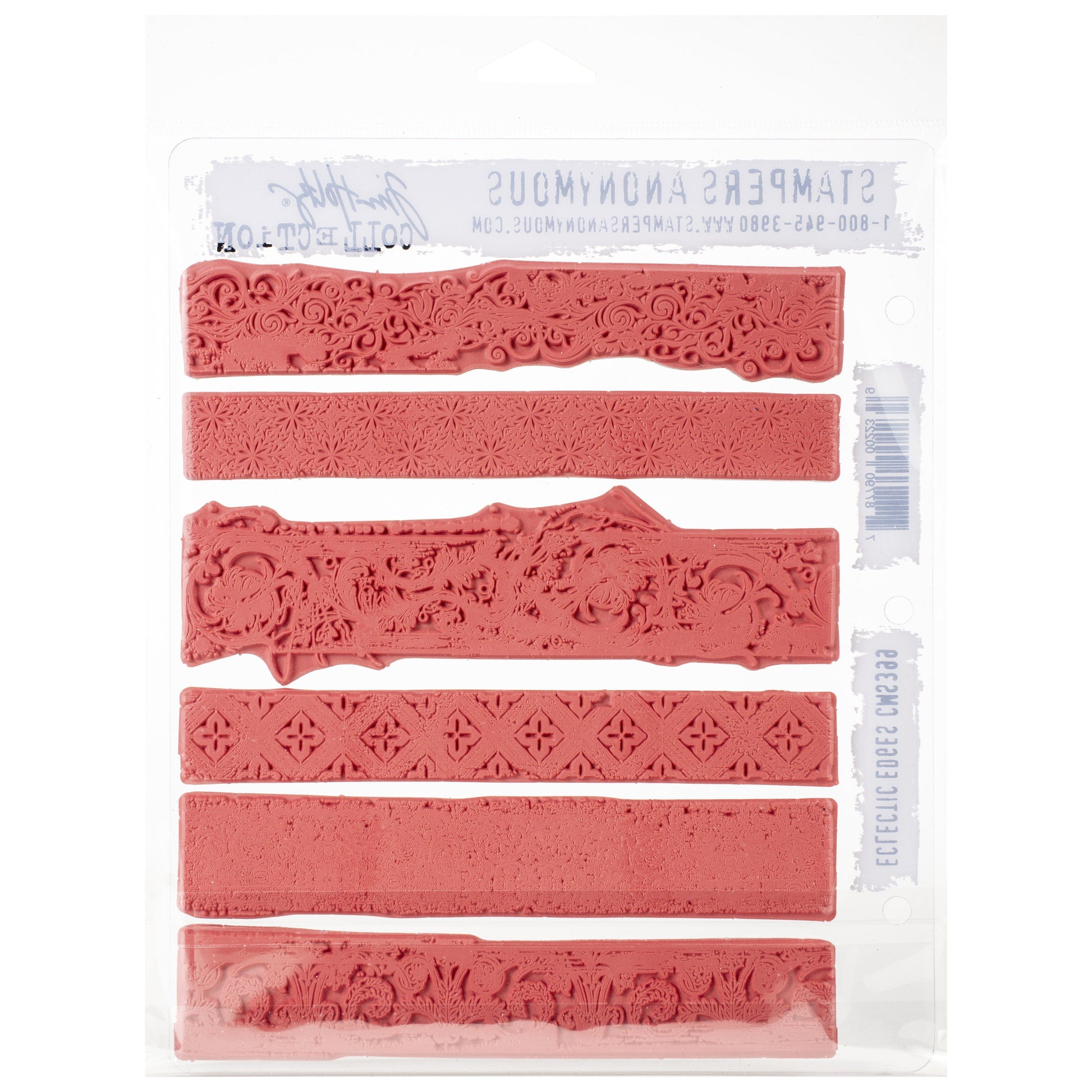 Tim Holtz Cling Stamps - Edges & Trims