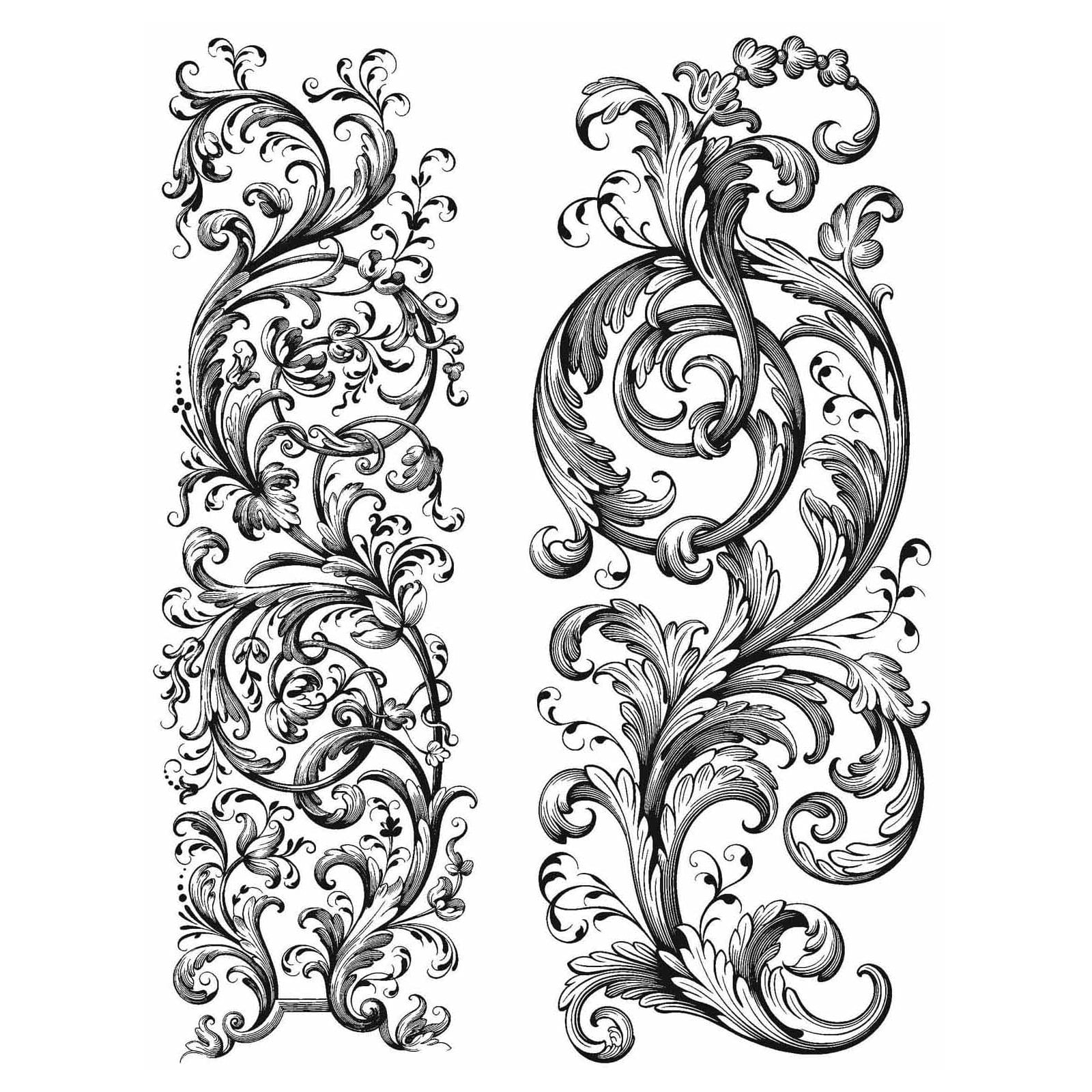 Tim Holtz Cling Stamps - Edges & Trims
