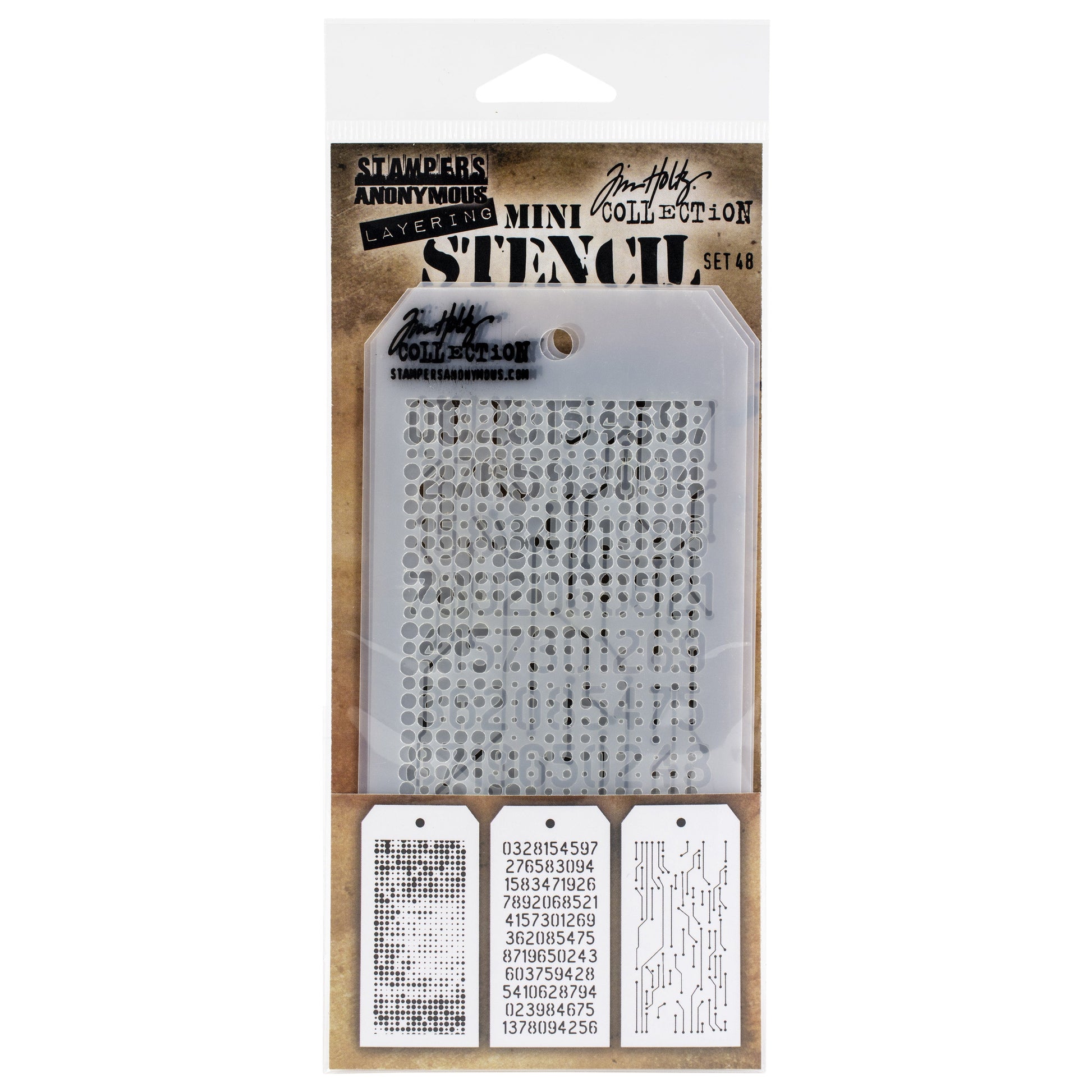 Tim Holtz Mini Layered Stencil Sets from Stampers Anonymous