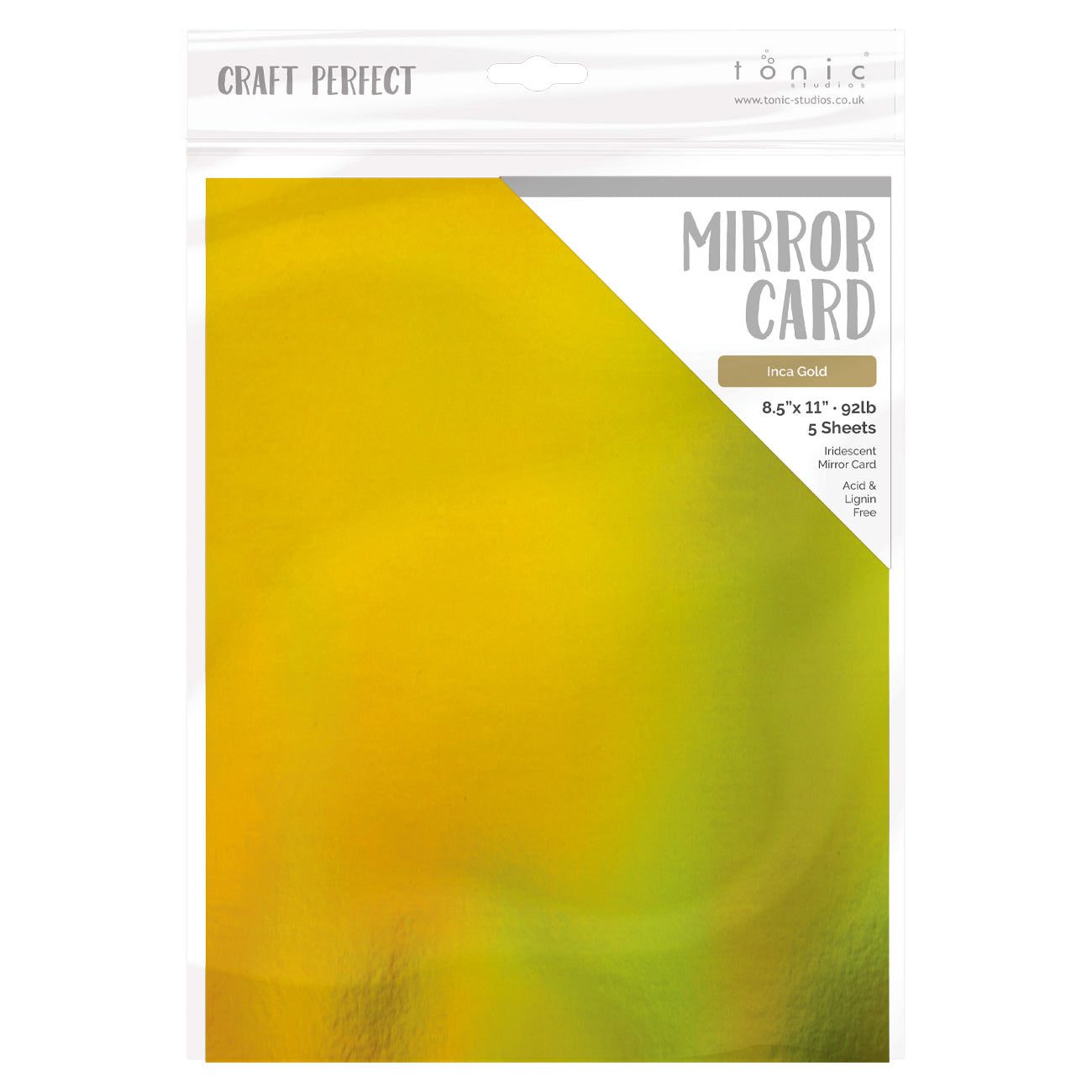 Craft Perfect 8.5x11 Iridescent Mirror Cardstock Pack
