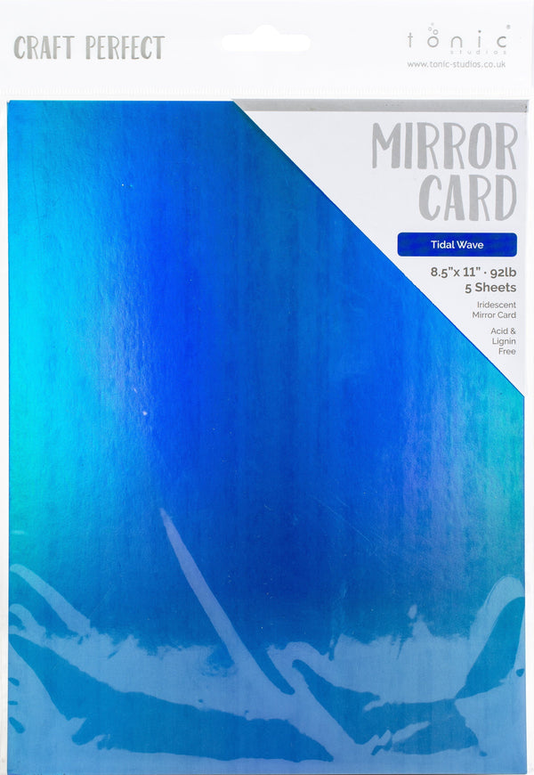 Craft Perfect 8.5x11 Iridescent Mirror Cardstock Pack