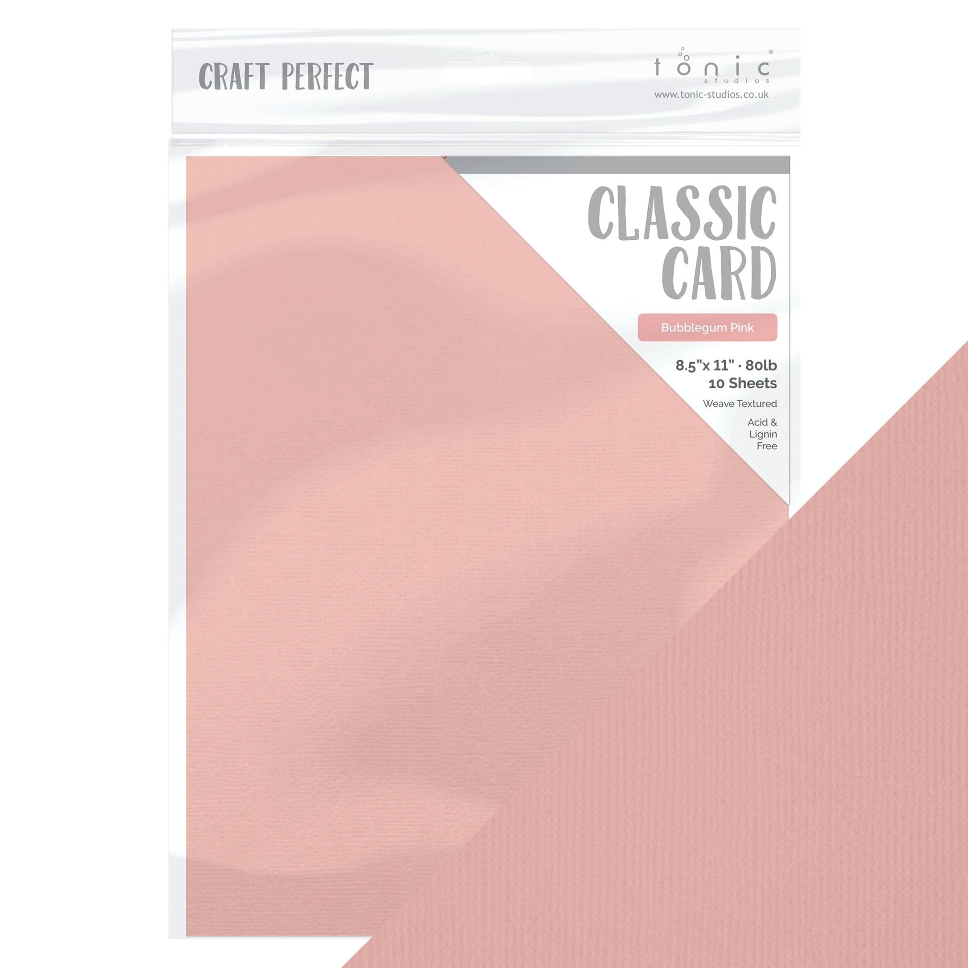 Craft Perfect 8.5x11 Weave Textured Classic Cardstock Pack