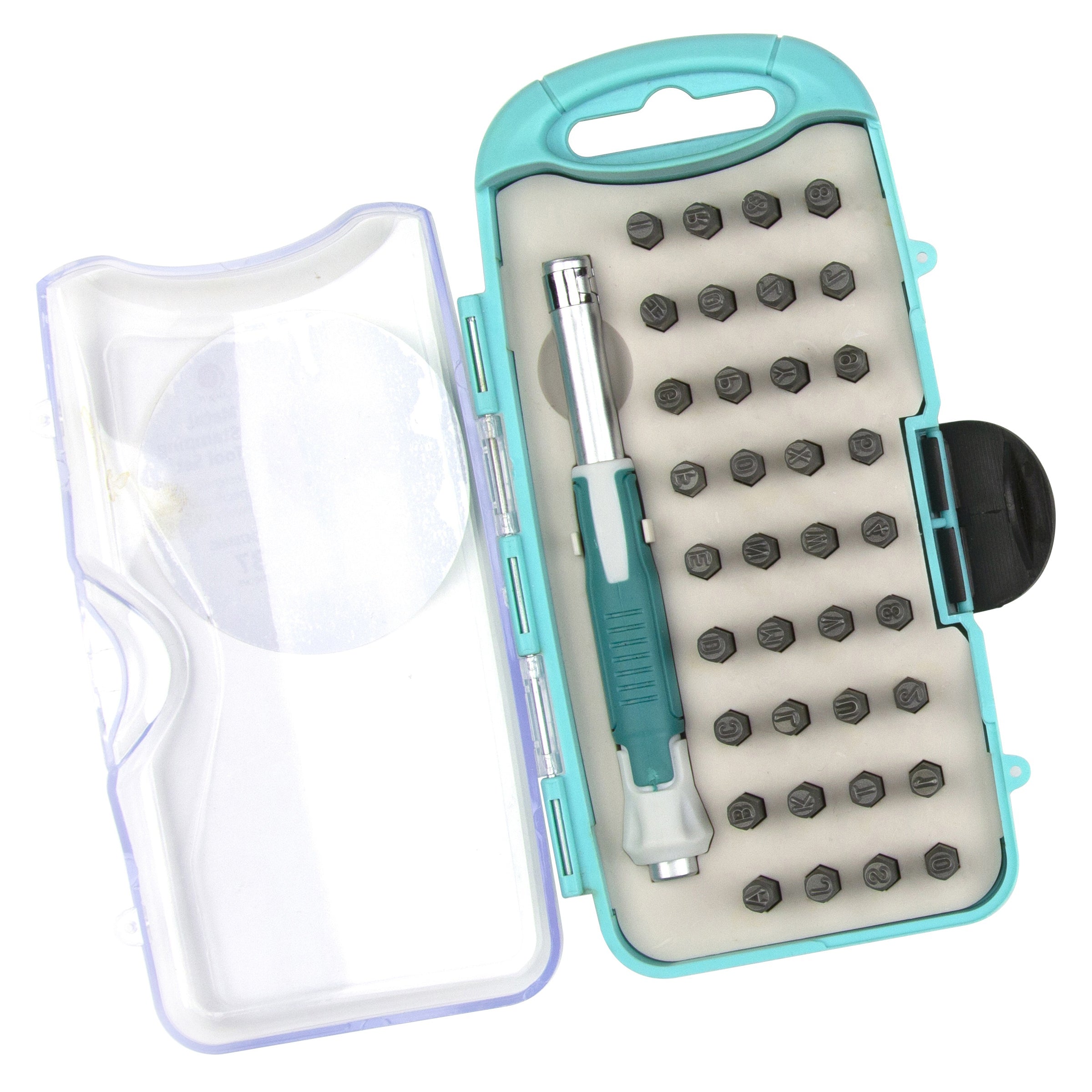 CousinDIY Stamp & Go Metal Stamping Tool Kit with Letters and Numbers