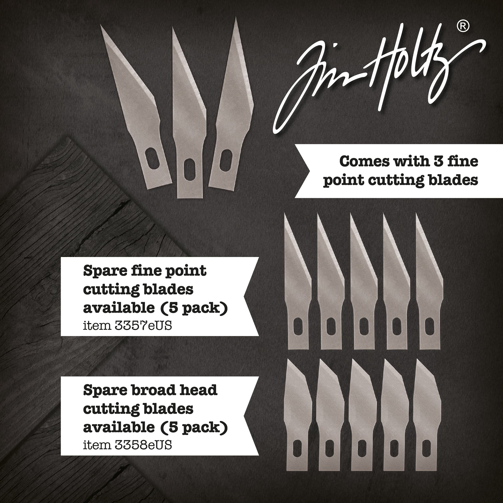 Tim Holtz Retractable Craft Knife and Refill Blades