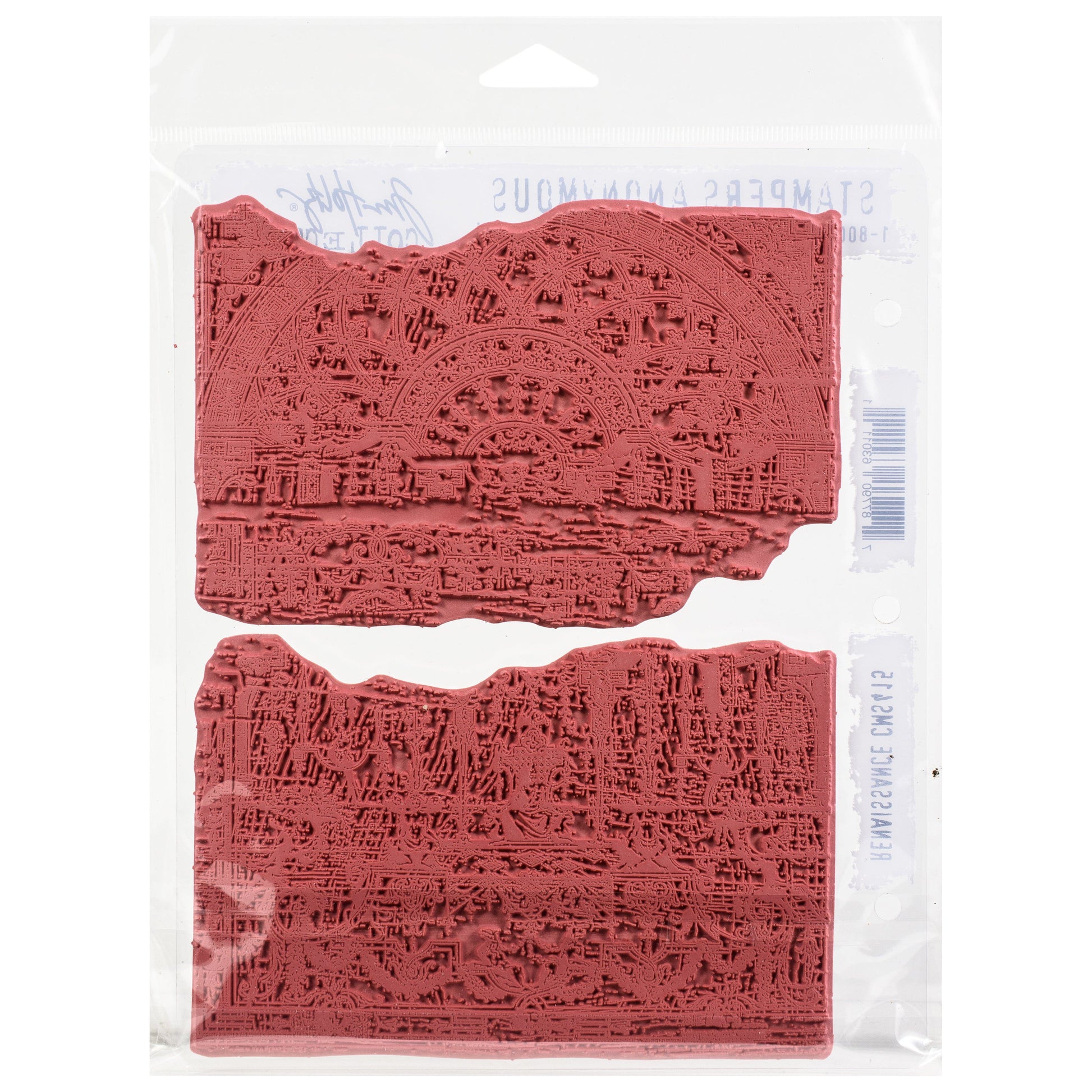 Tim Holtz Cling Stamps - Backgrounds & Textures