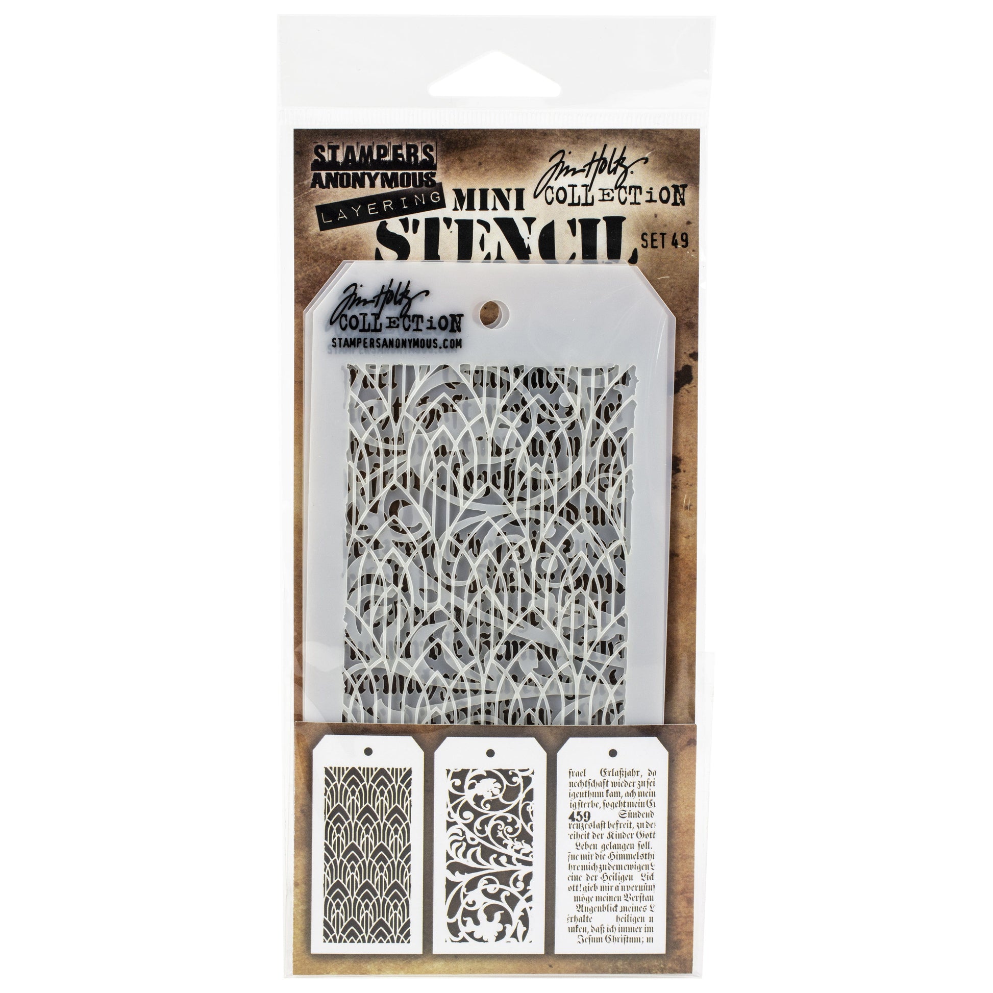 Tim Holtz Mini Layered Stencil Sets from Stampers Anonymous
