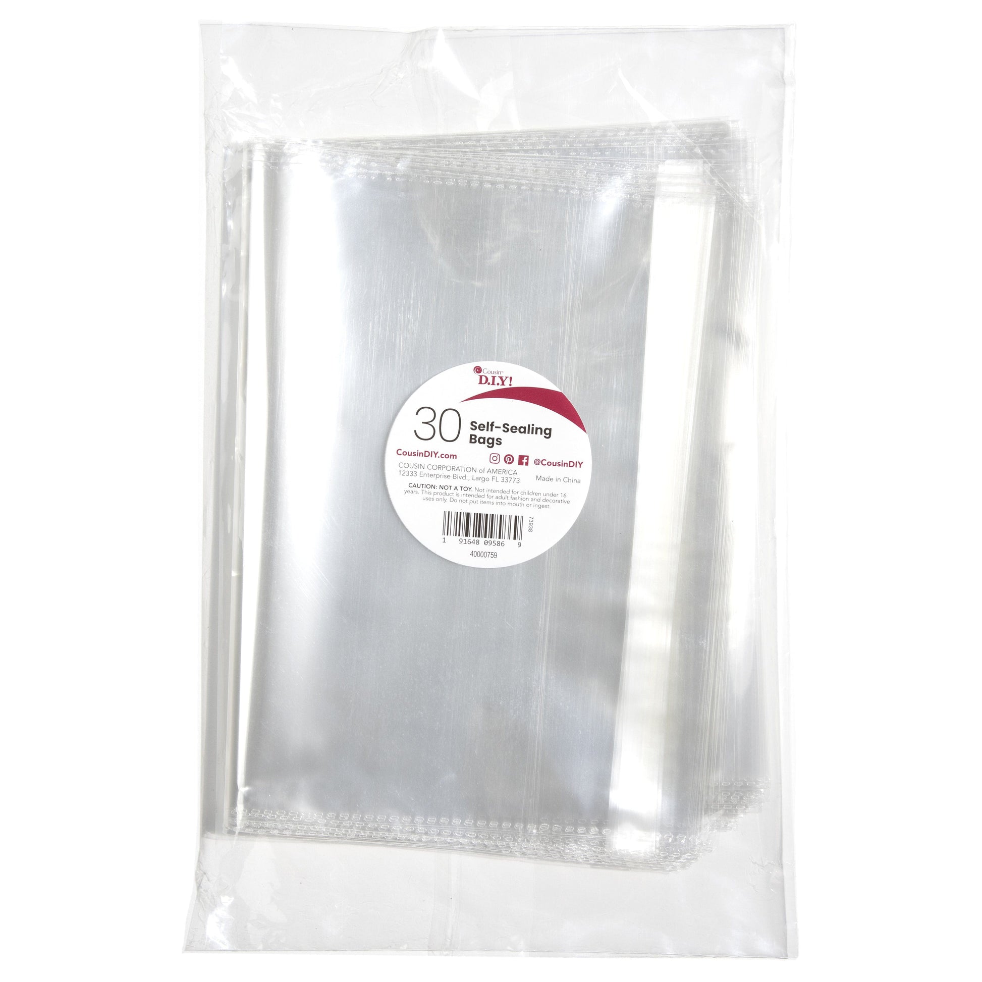 CousinDIY Self-Sealing Storage Bags