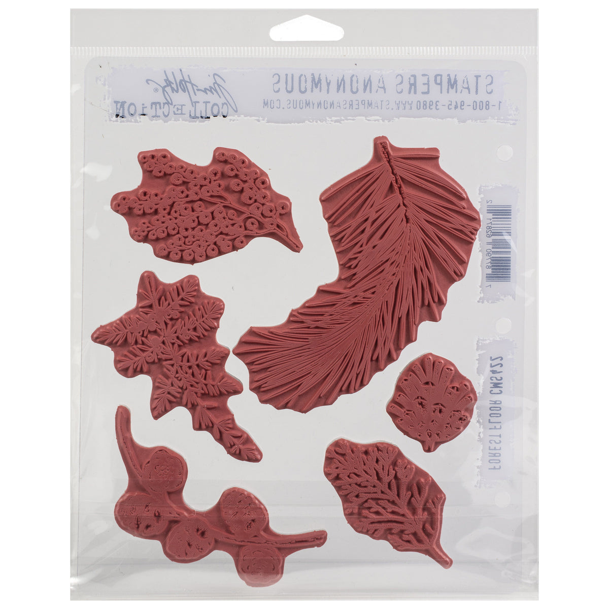 Tim Holtz Cling Stamps - Flowers, Leaves & Botanicals