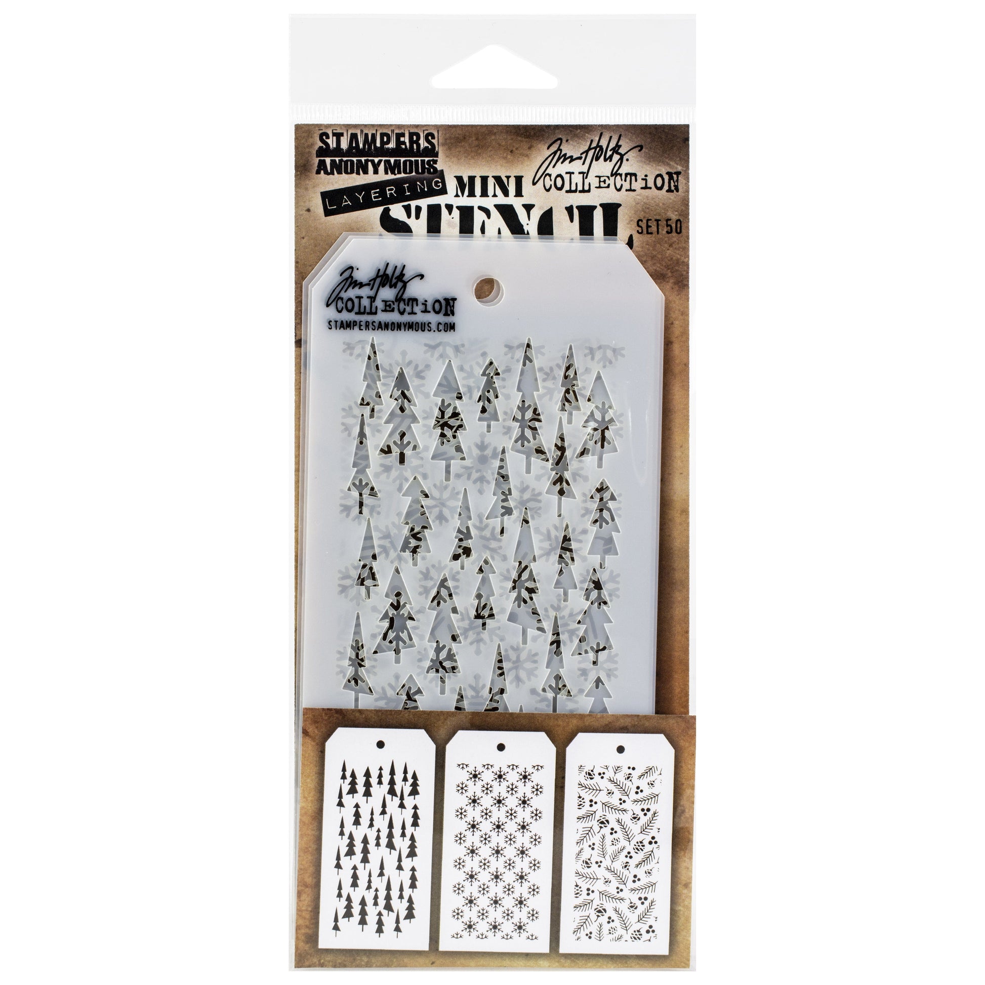 Tim Holtz Mini Layered Stencil Sets from Stampers Anonymous
