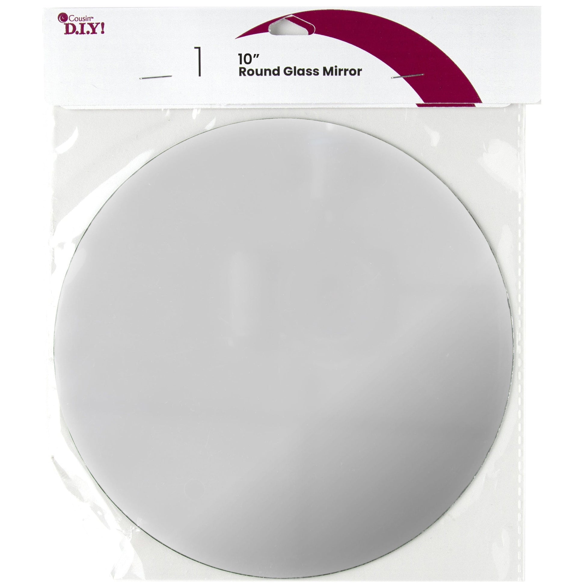 10" Round Glass Mirror from CousinDIY