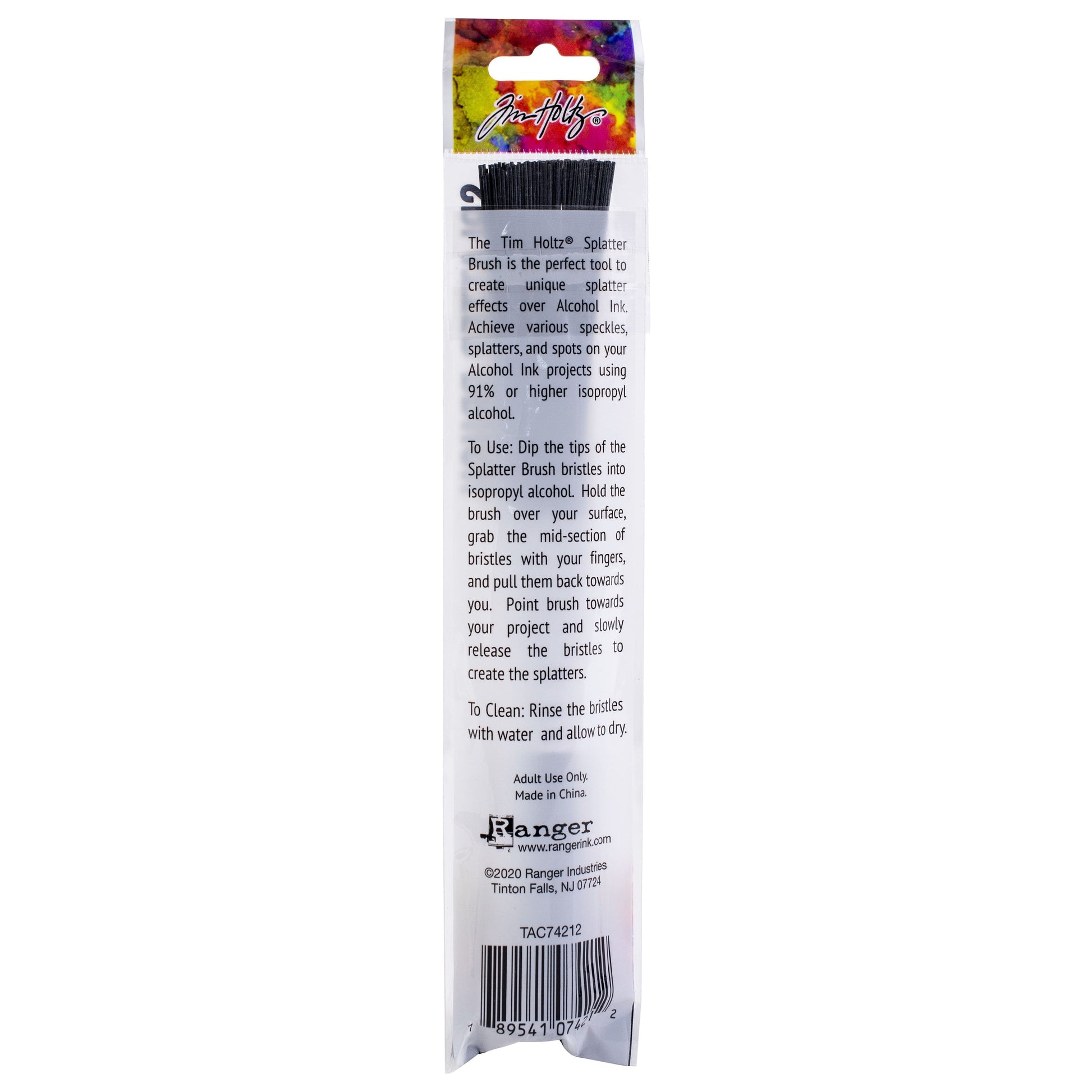 Tim Holtz Distress 3" Splatter Brush for Alcohol Inks