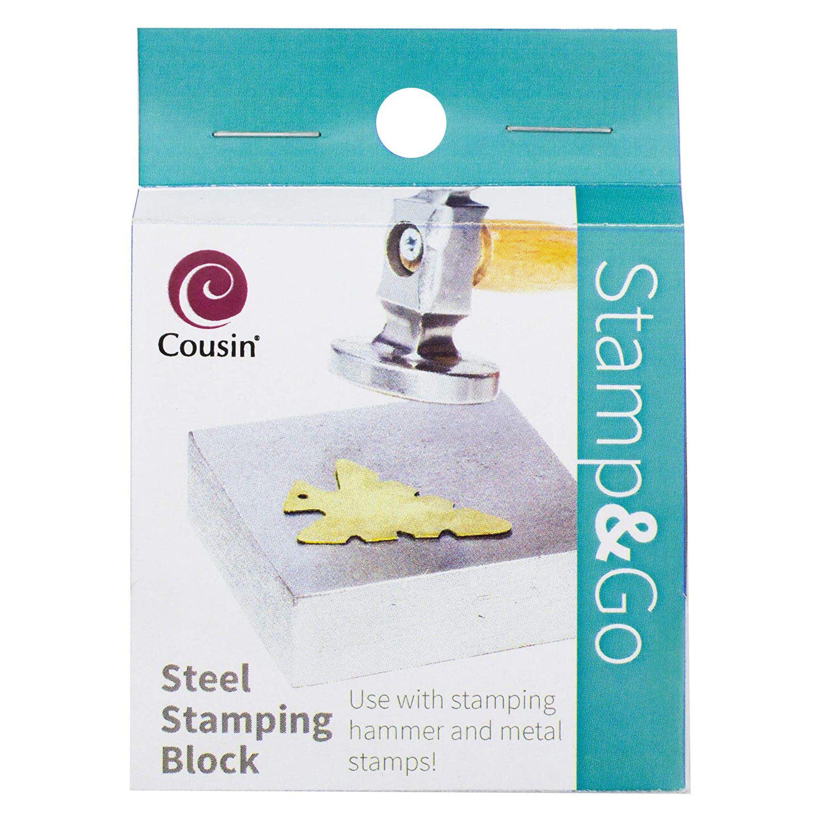 CousinDIY Stamp & Go Steel Stamping Block