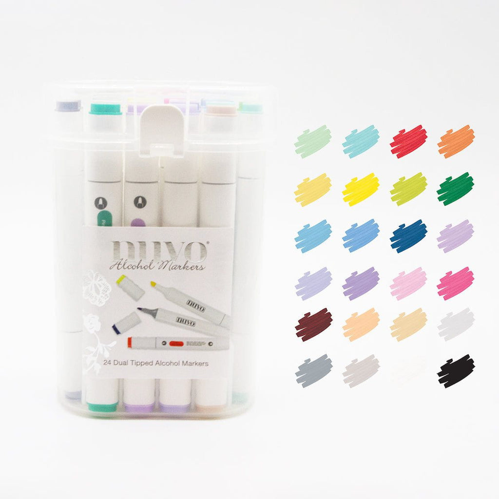 Nuvo - Marker Pen Collection - Essential Collection - 24 Pack - 350N