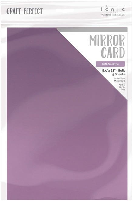 Craft Perfect 8.5x11 Satin Mirror Cardstock Pack