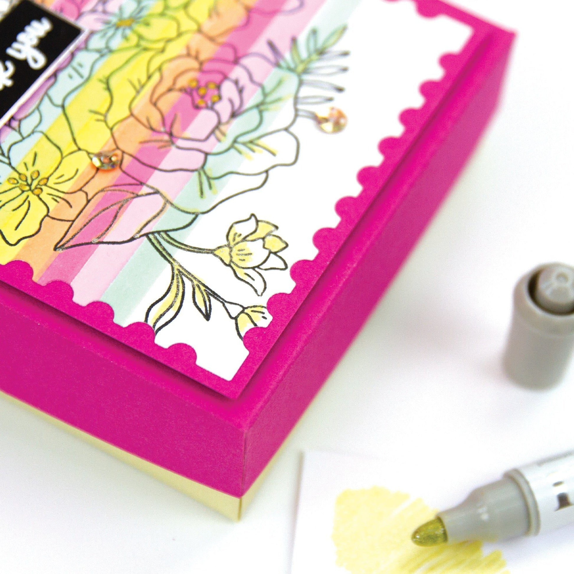 Nuvo Lemon Drizzle Glitter Marker