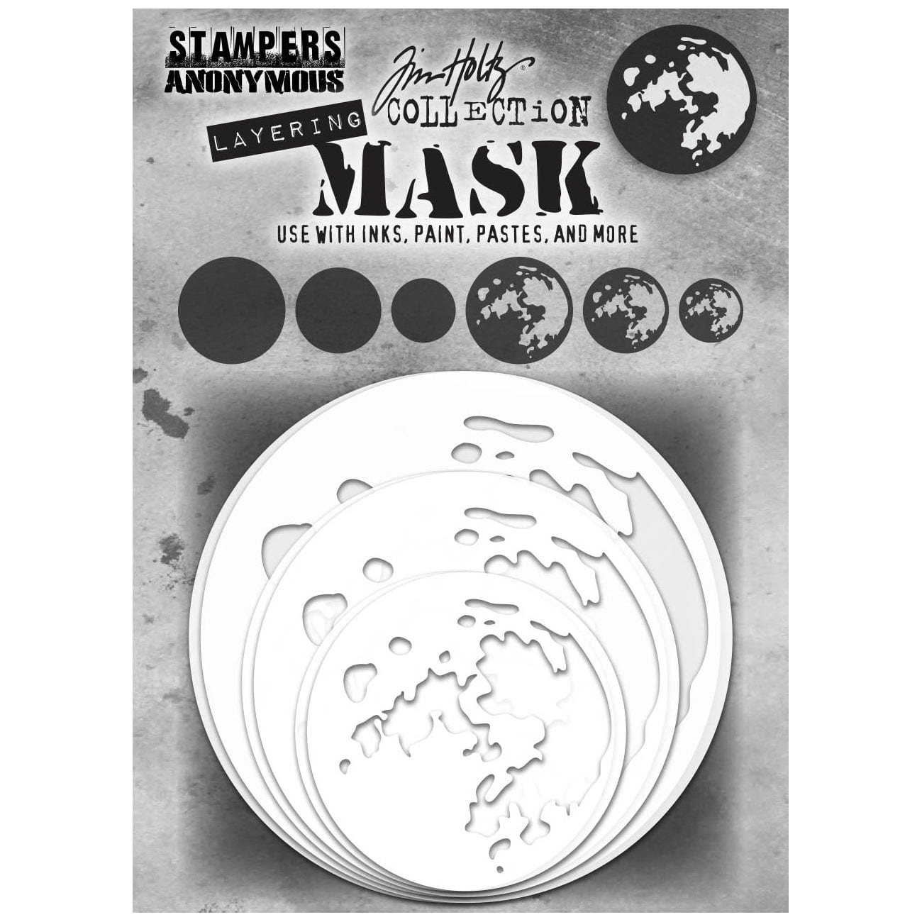 Tim Holtz Layering Moon Mask Stencils from Stampers Anonymous