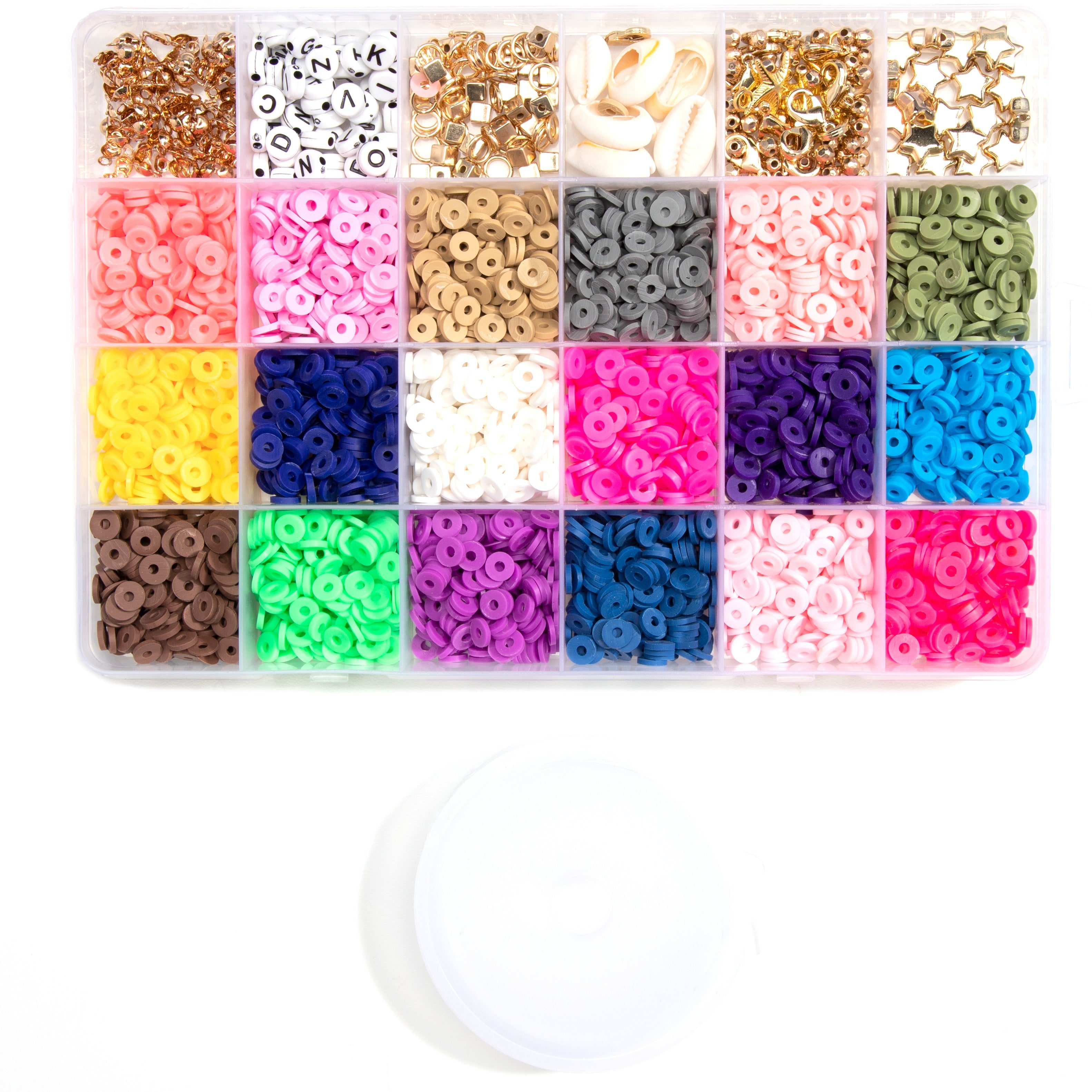 CousinDIY Clay Heishi Spacer Bead Kit Box