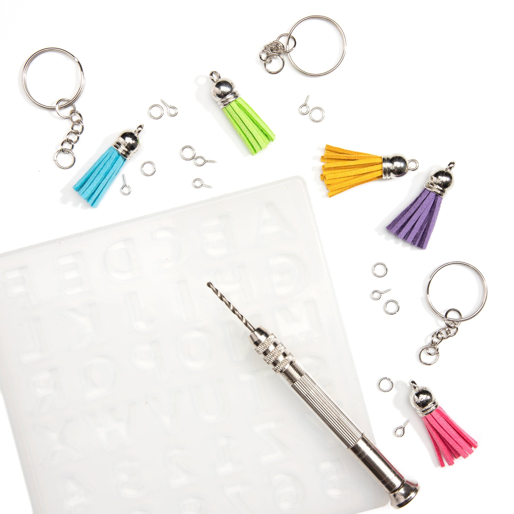 Alphabet Accessory Resin Keychain Kit from CousinDIY