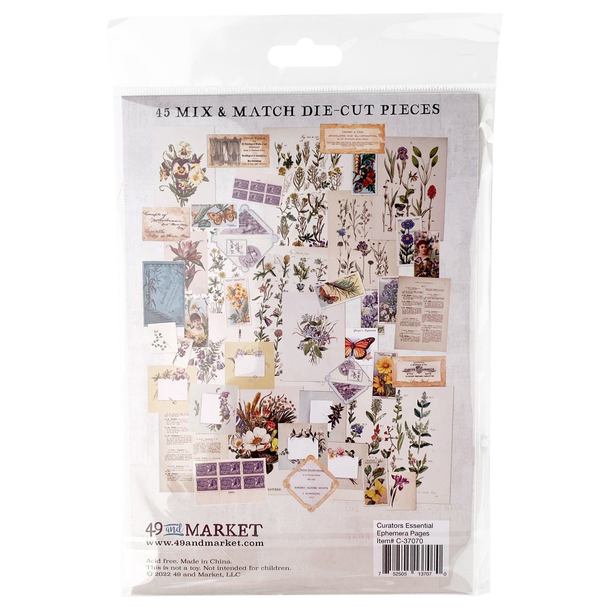 Ephemera Collection Packs from 49 and Market