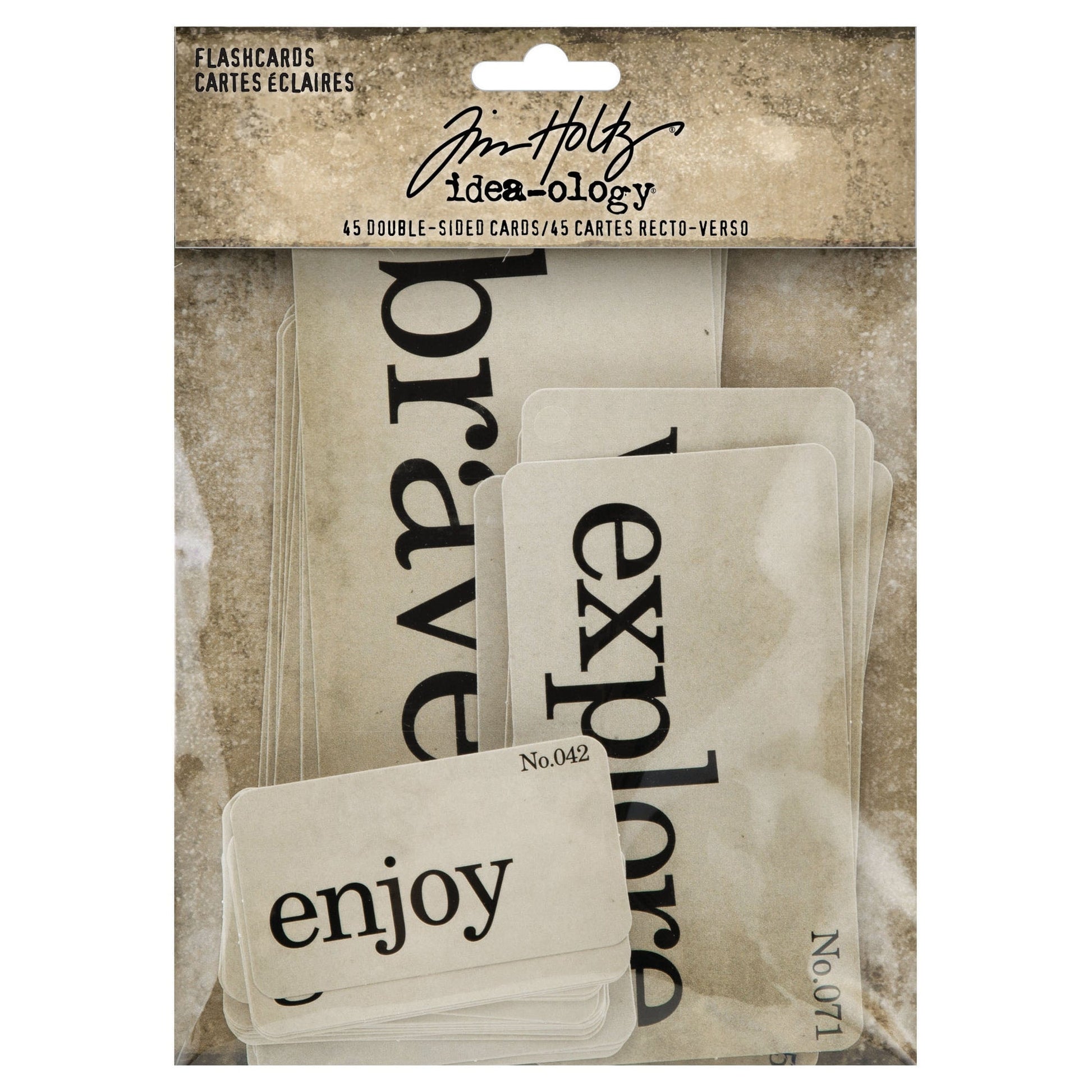 Idea-Ology Double-Sided Flashcards from Tim Holtz
