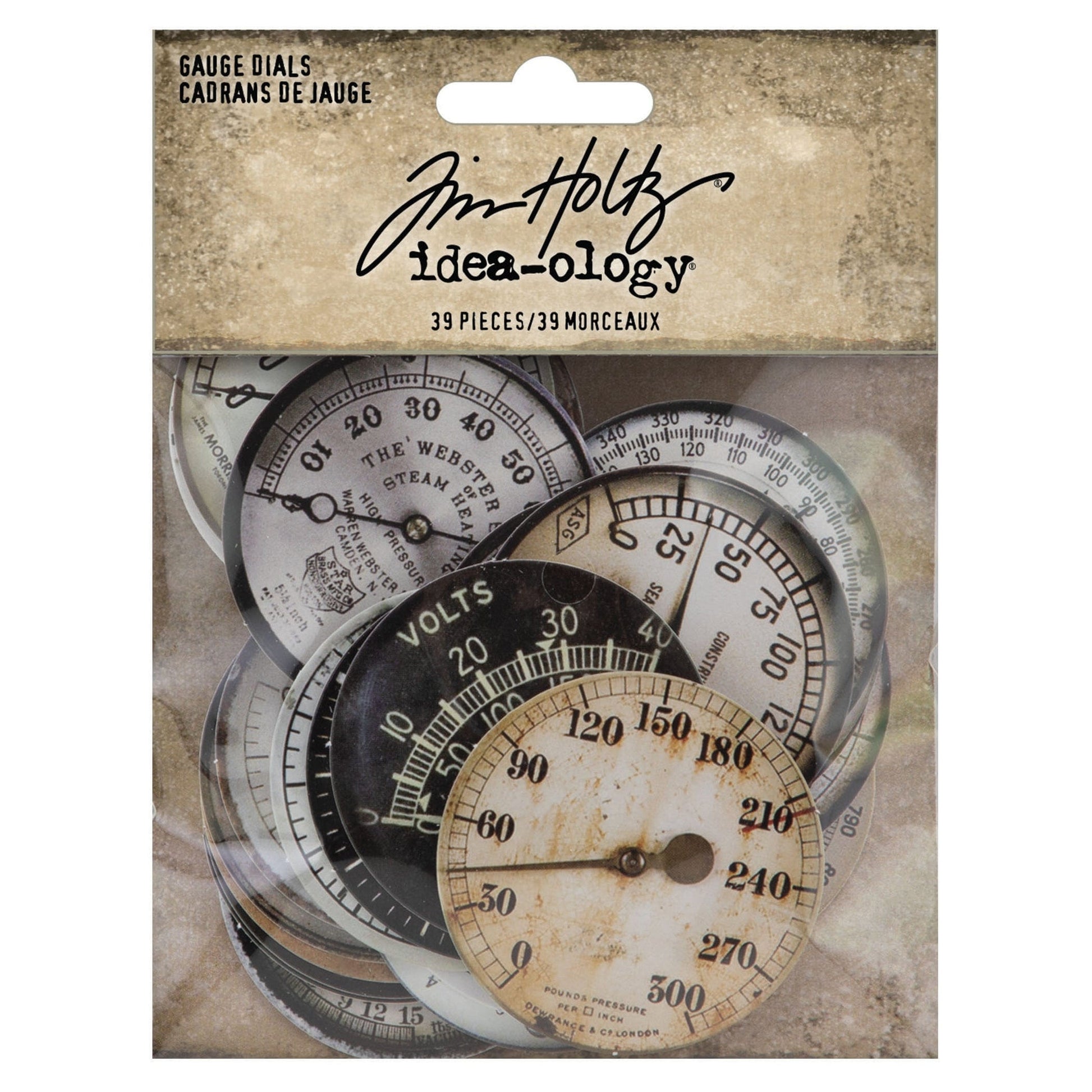 Idea-Ology Gauge Dials from Tim Holtz