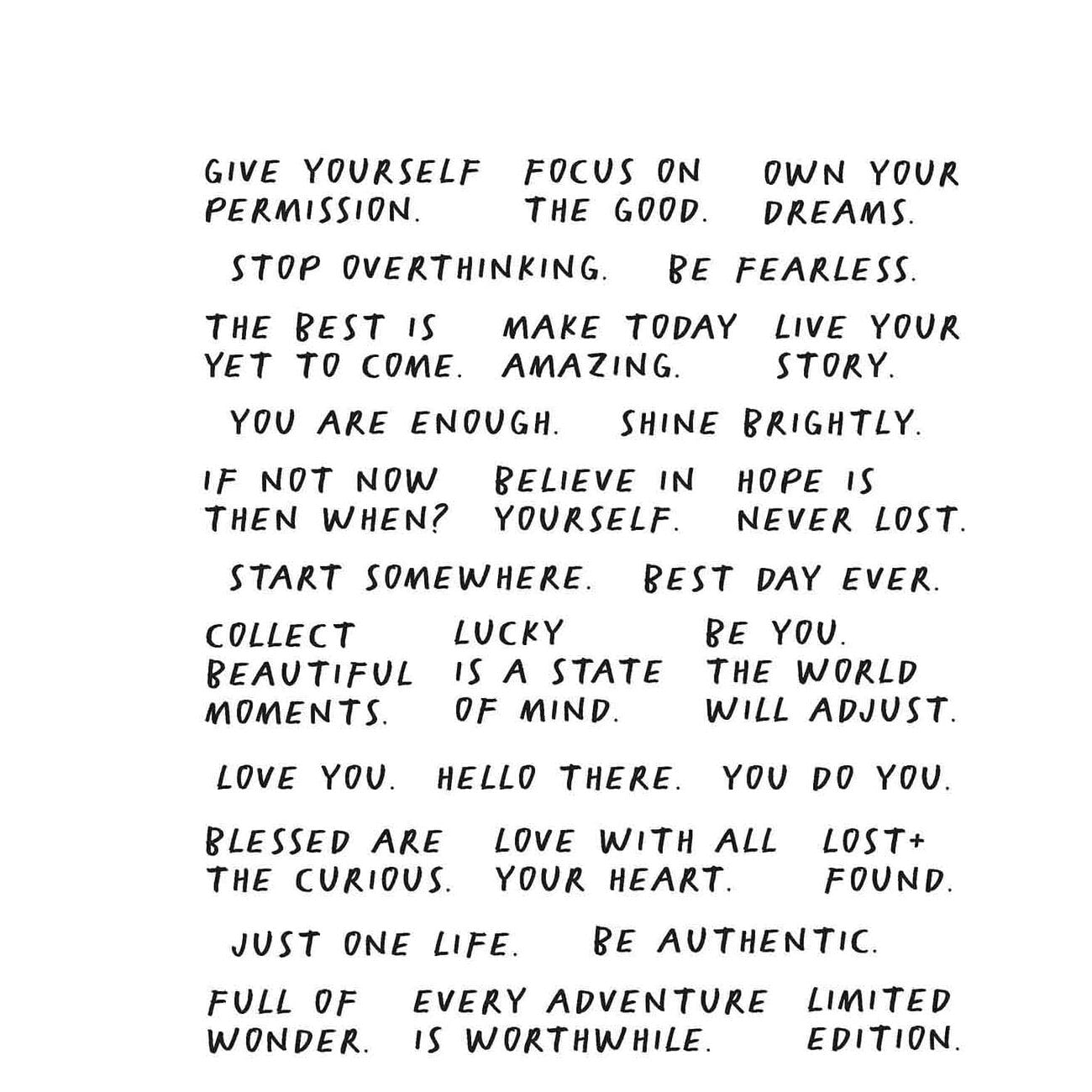 Tim Holtz Cling Stamps - Sentiments & Phrases