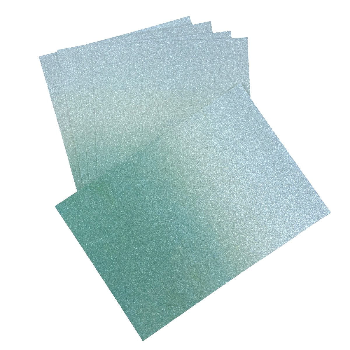 Craft Perfect Glitter Ombre Cardstock Pack