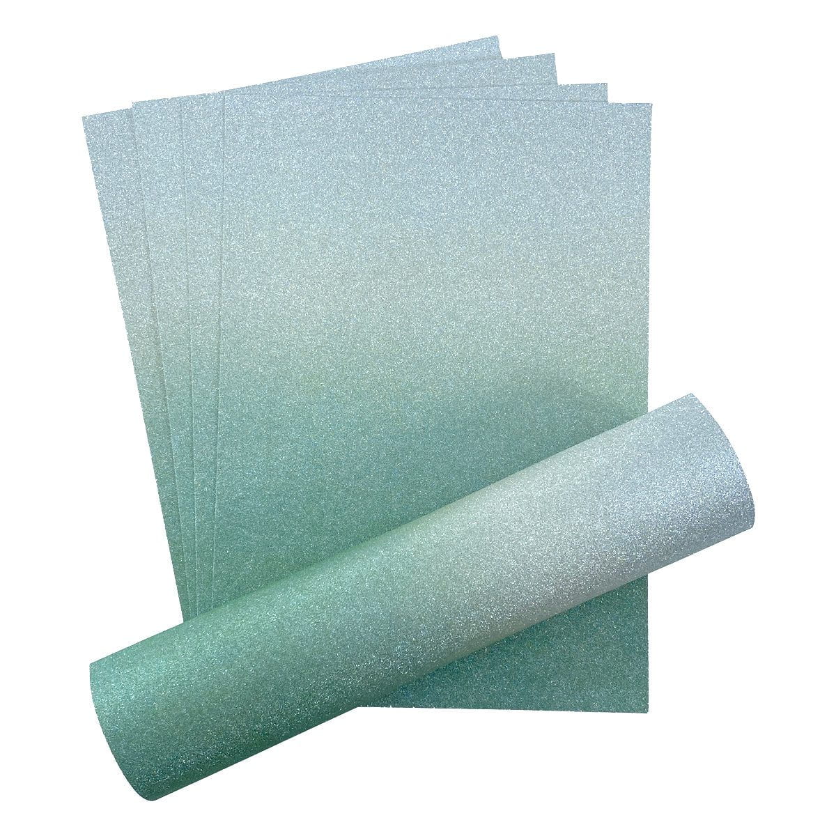 Craft Perfect Glitter Ombre Cardstock Pack