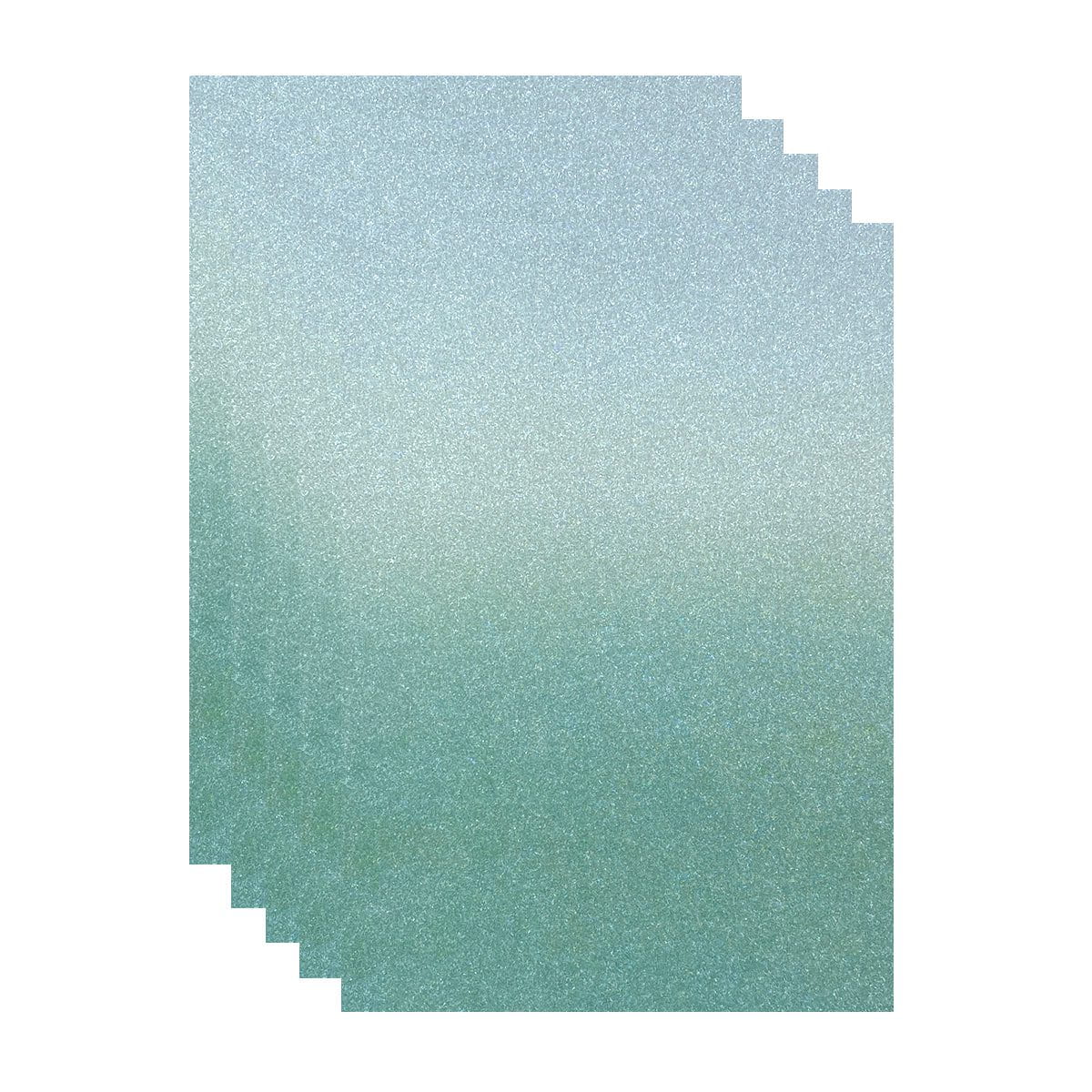 Craft Perfect Glitter Ombre Cardstock Pack