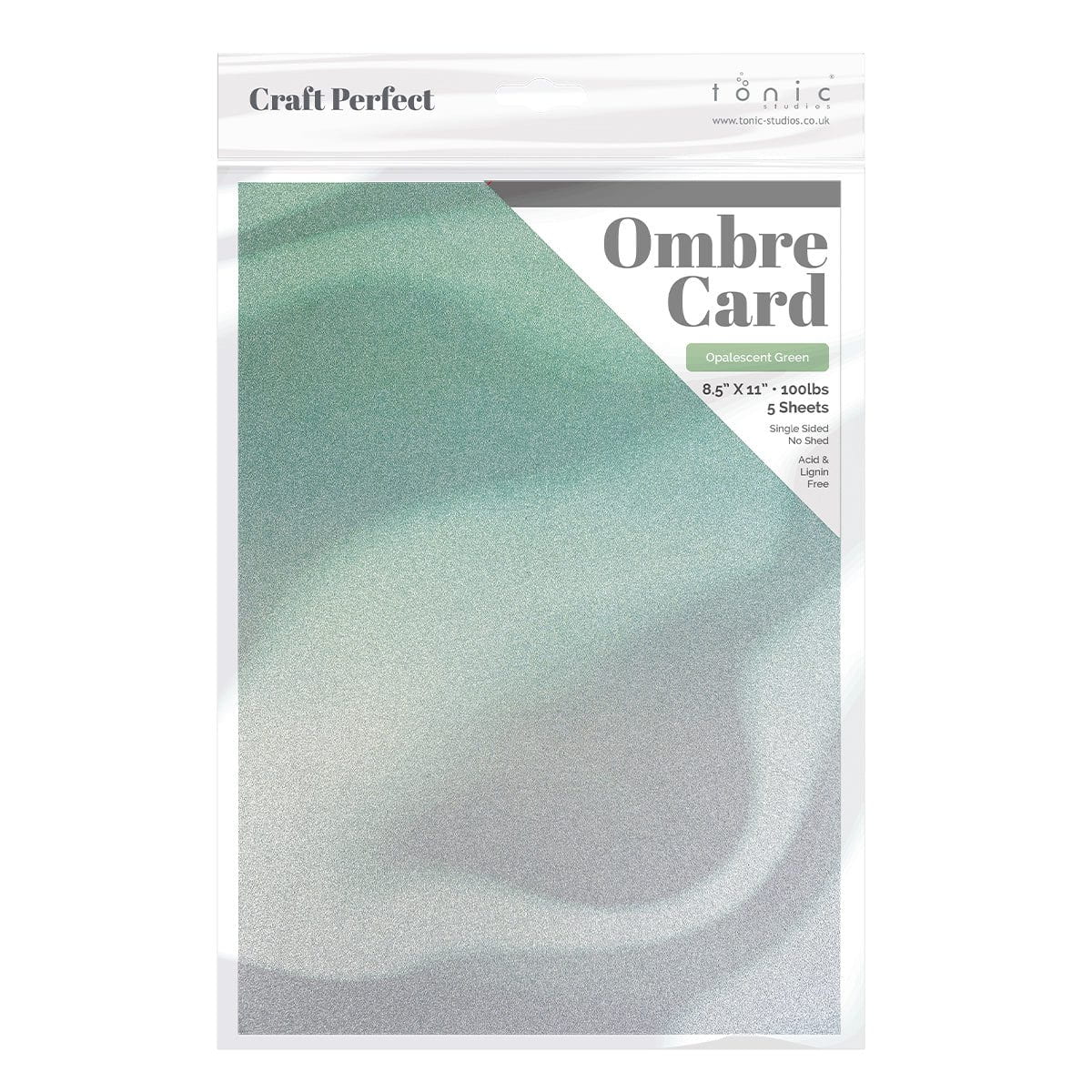 Craft Perfect Glitter Ombre Cardstock Pack