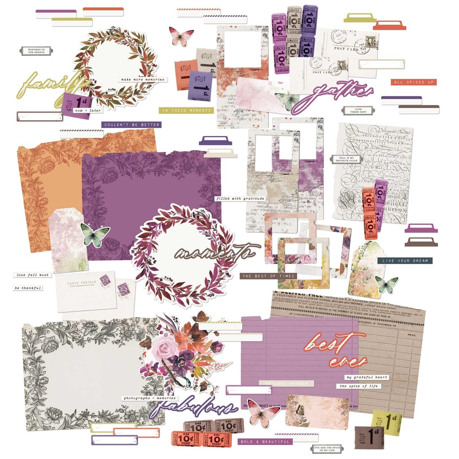 Ephemera Collection Packs from 49 and Market