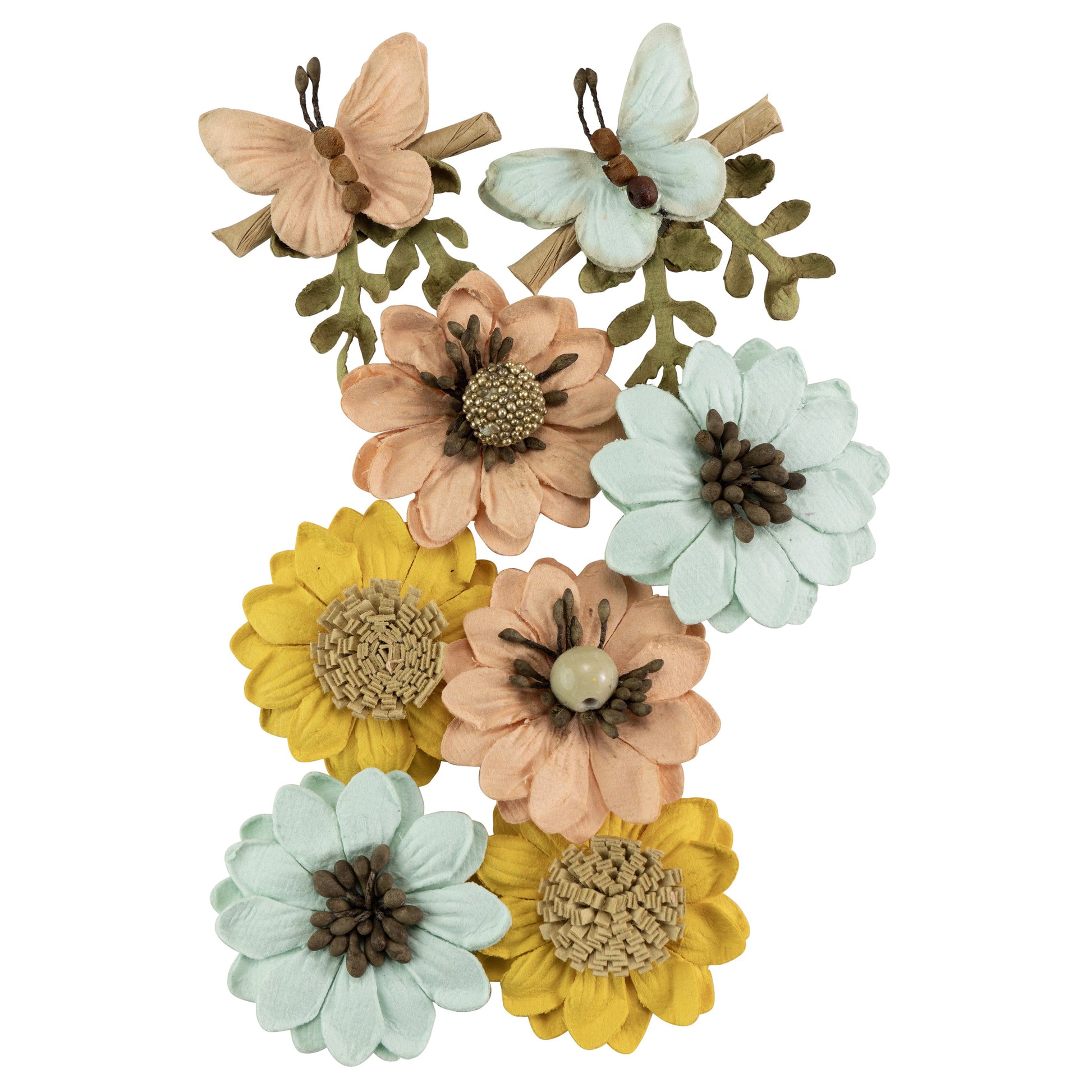 Arcadia Paper Flowers and Butterflies from Little Birdie