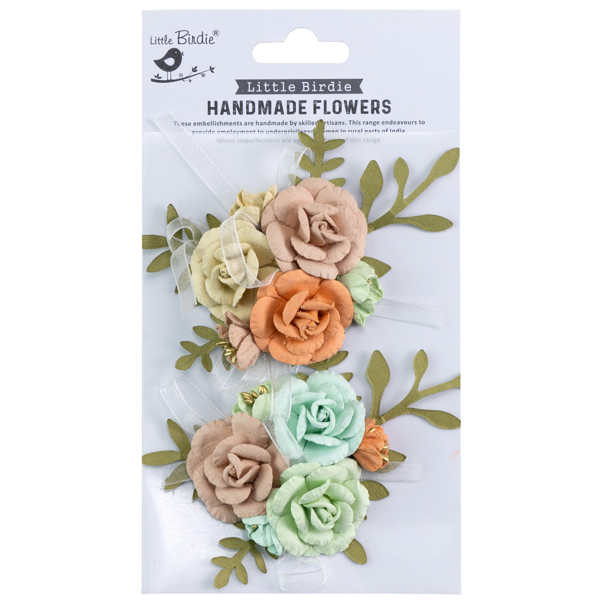 Little Birdie Arion Rose Bunch Paper Flowers