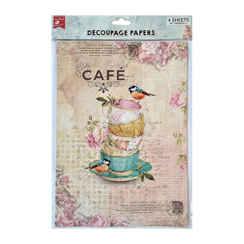 A4 Decoupage Paper Packs from Little Birdie