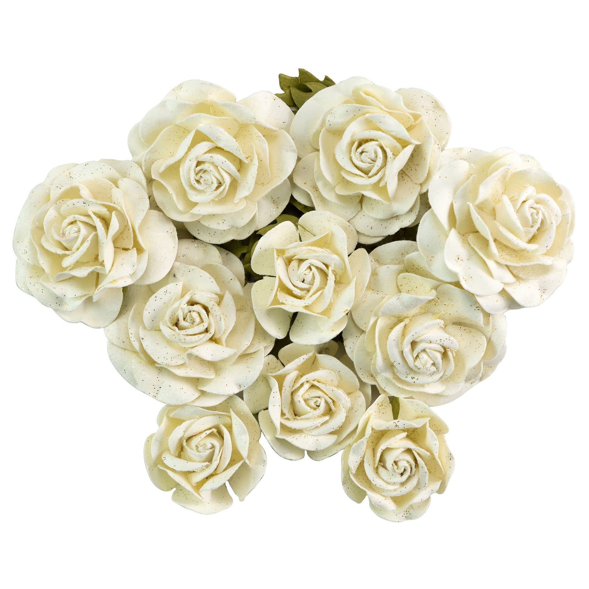 Whitney Paper Flowers 14/Pkg Sunshine And Lemonade