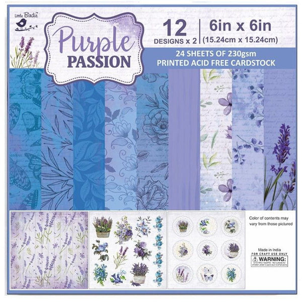 6" x 6" Printed Paper Pads from Little Birdie