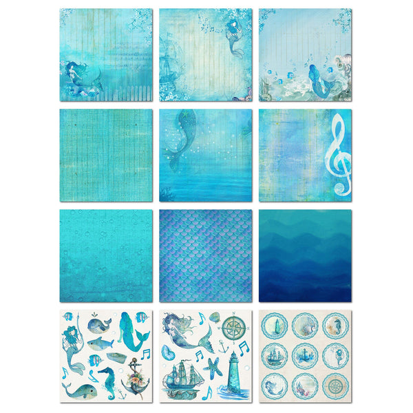 6" x 6" Printed Paper Pads from Little Birdie