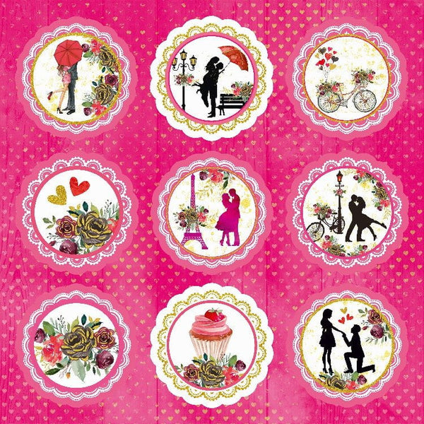 6" x 6" Printed Paper Pads from Little Birdie